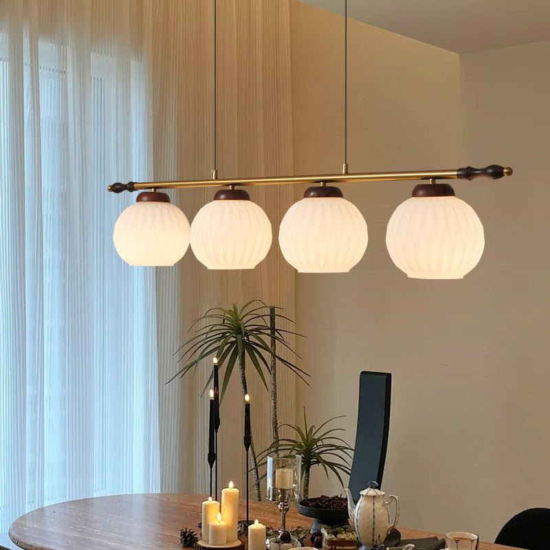 Huna Vintage Glass Pendant Light-Neutral Decor