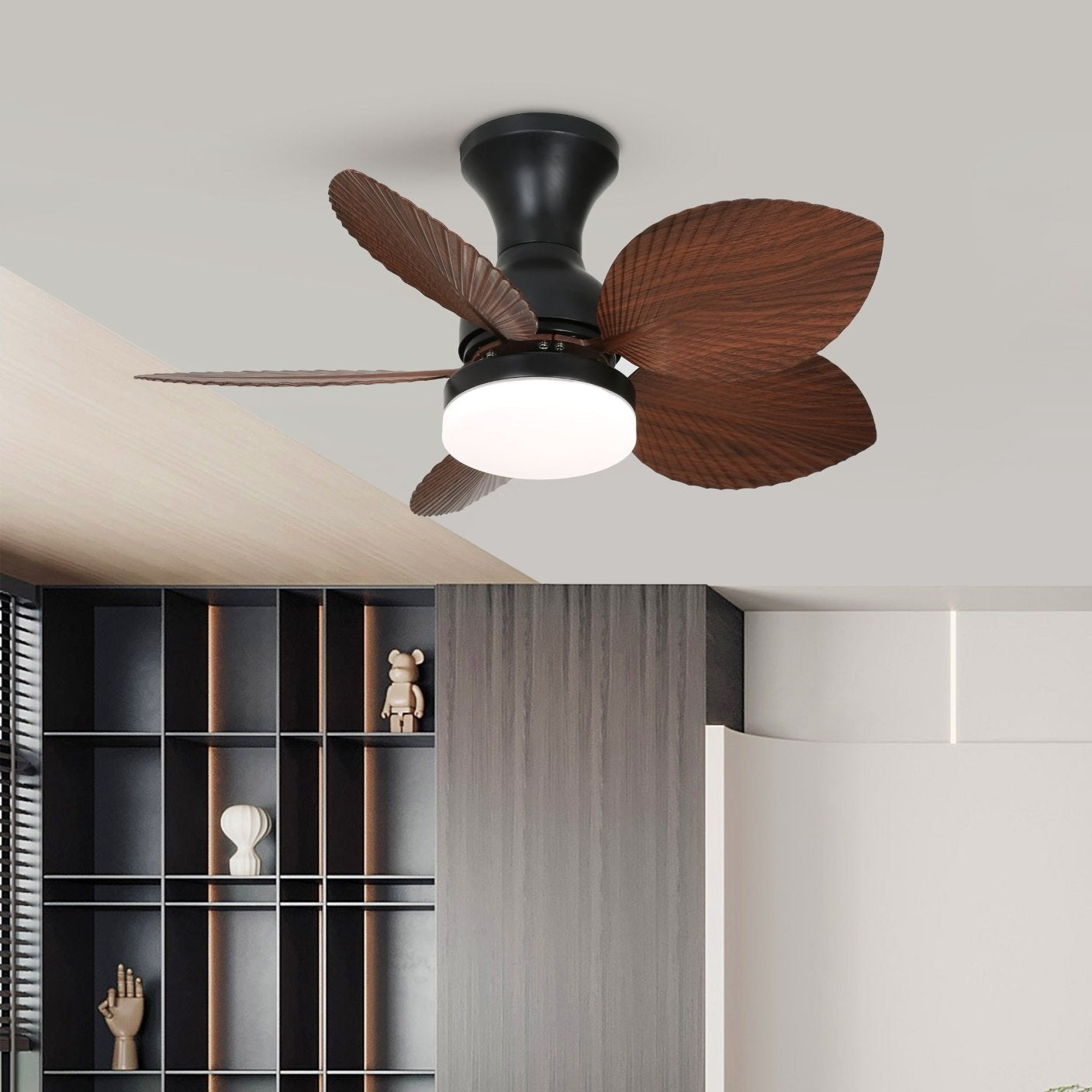 Florence Vintage Wood Ceiling Fan Light-Neutral Decor