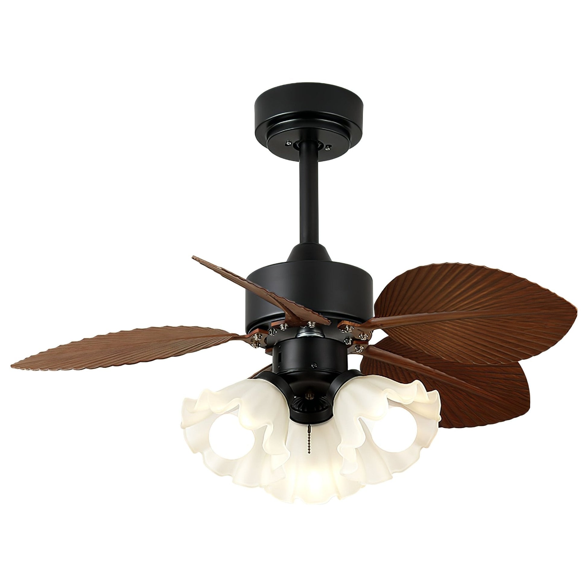 Rosalyn Vintage Wood Ceiling Fan Light-Neutral Decor