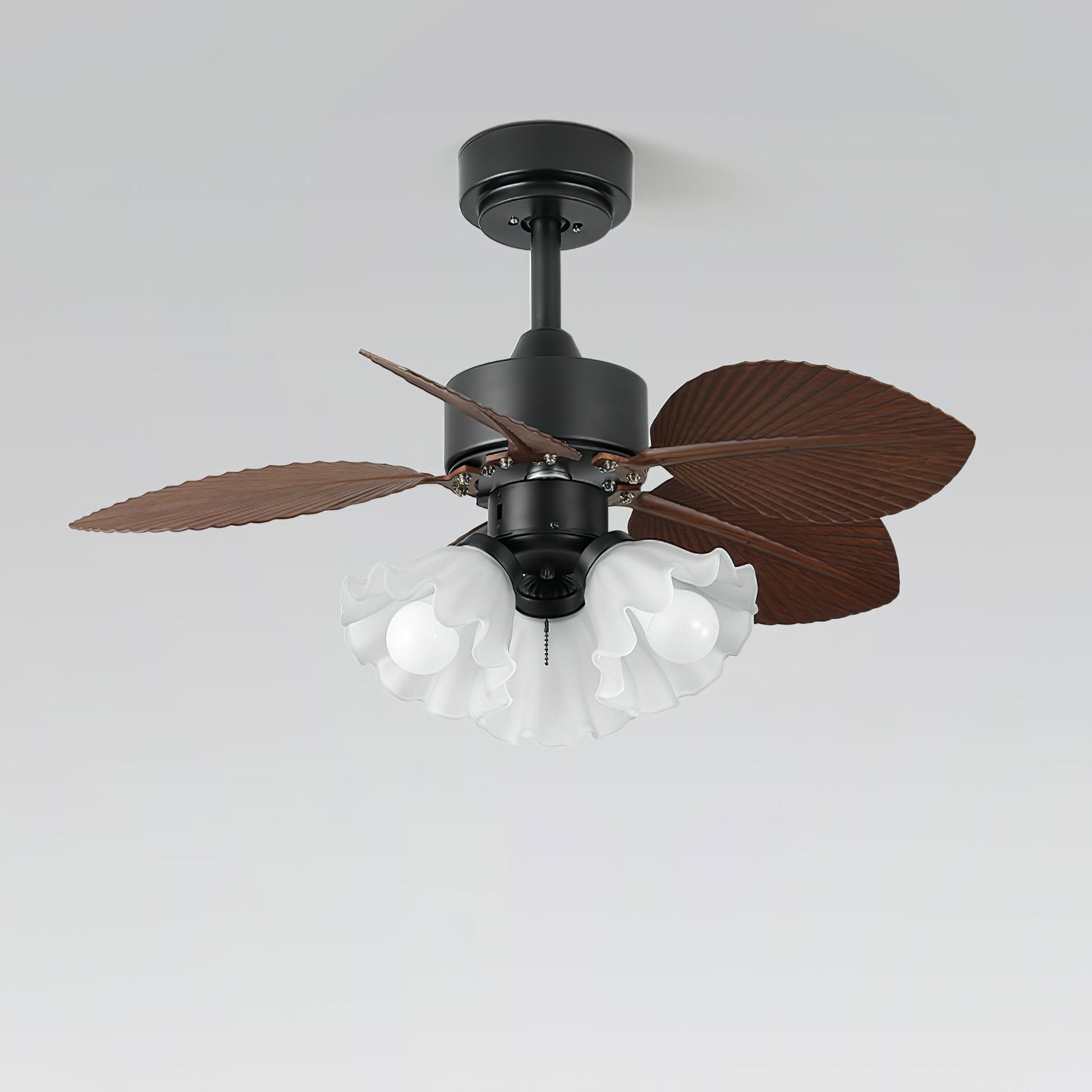 Rosalyn Vintage Wood Ceiling Fan Light-Neutral Decor