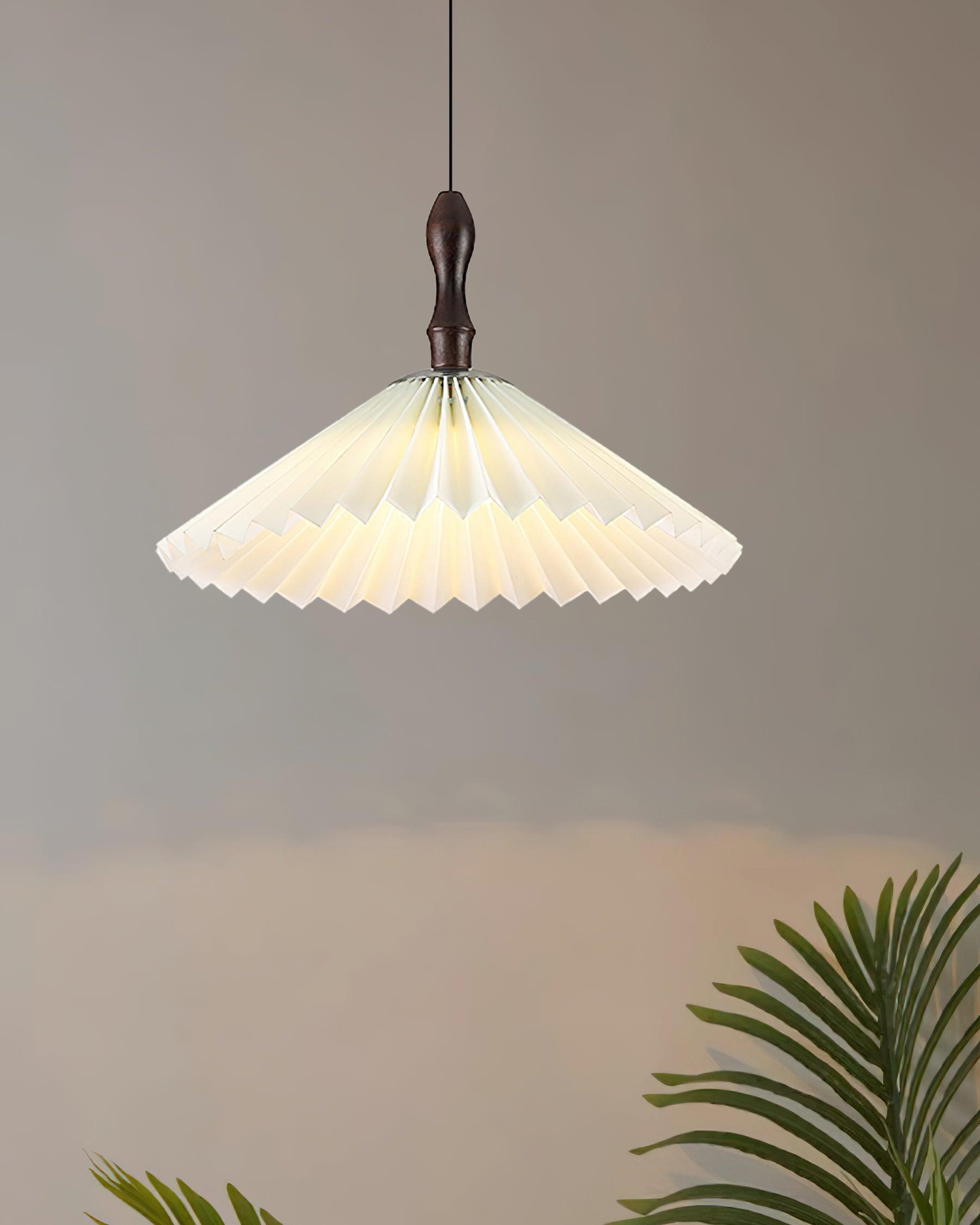 Petal Fashion Wood Pendant Lamp-Neutral Decor