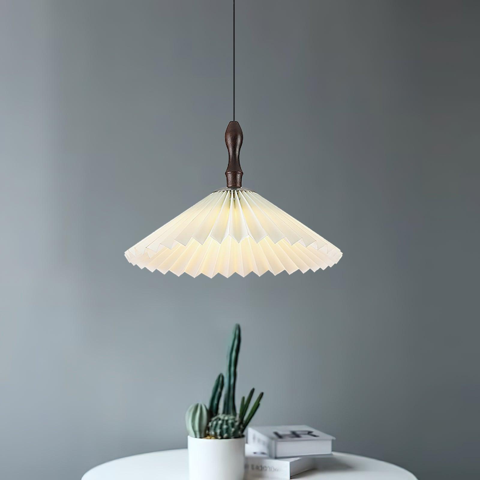 Petal Fashion Wood Pendant Lamp-Neutral Decor