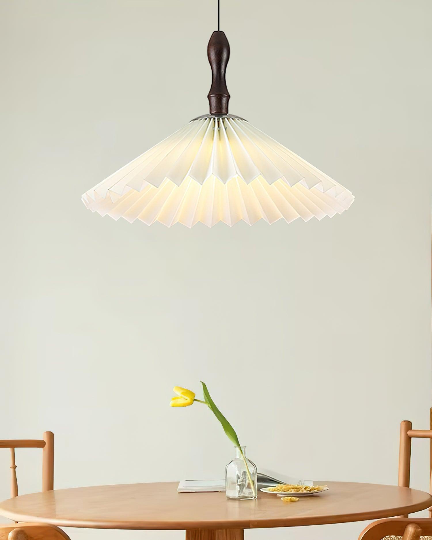 Petal Fashion Wood Pendant Lamp-Neutral Decor