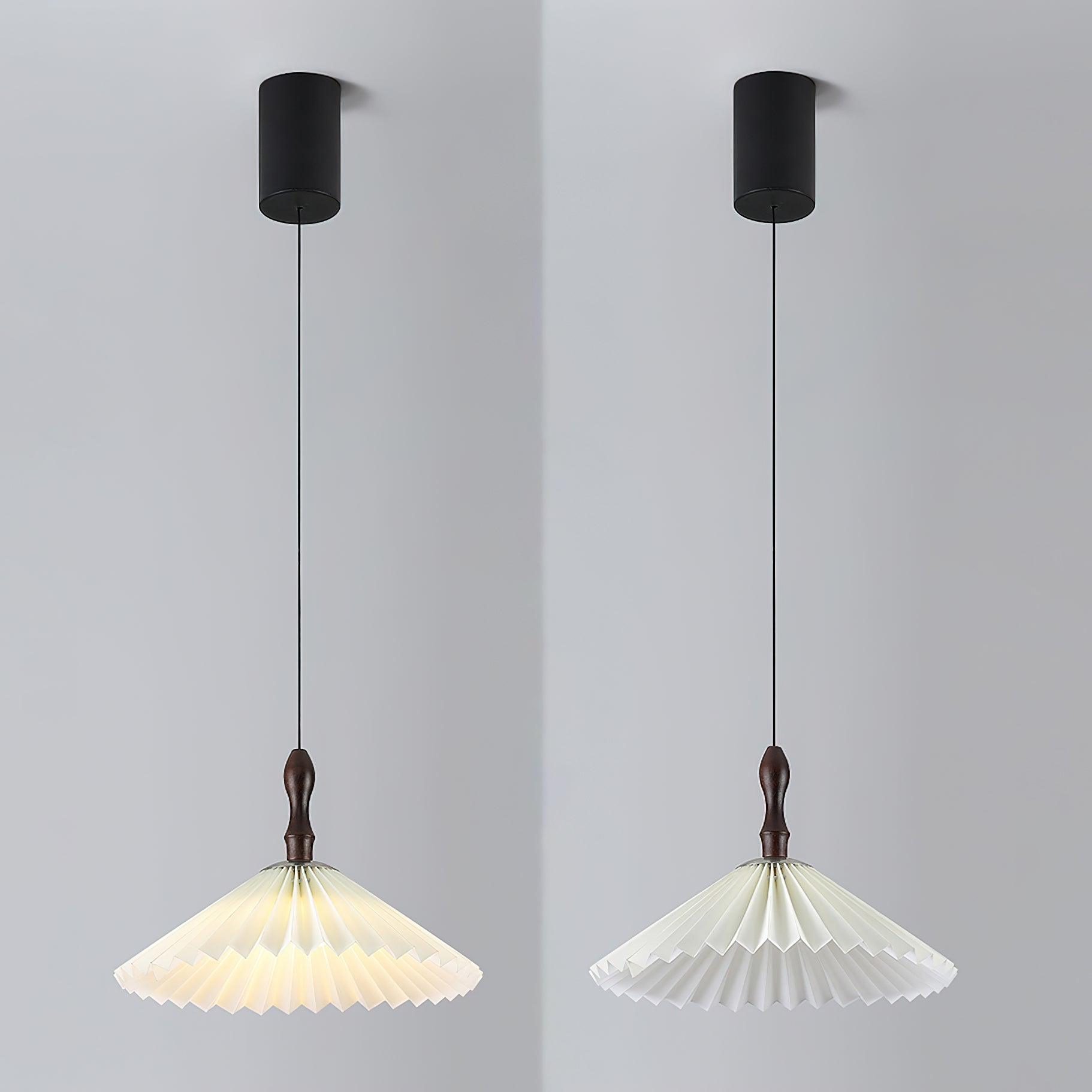Petal Fashion Wood Pendant Lamp-Neutral Decor