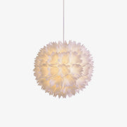 Qrathen Nordic Art Flowers Ball Pendant Light-Neutral Decor