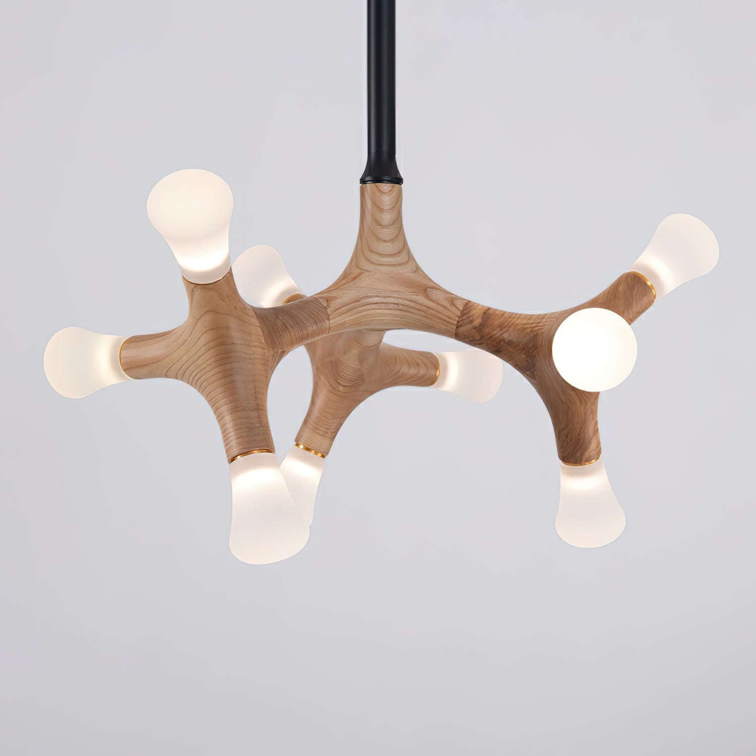 Mynorila Branch-Design Wood Pendant Light-Neutral Decor