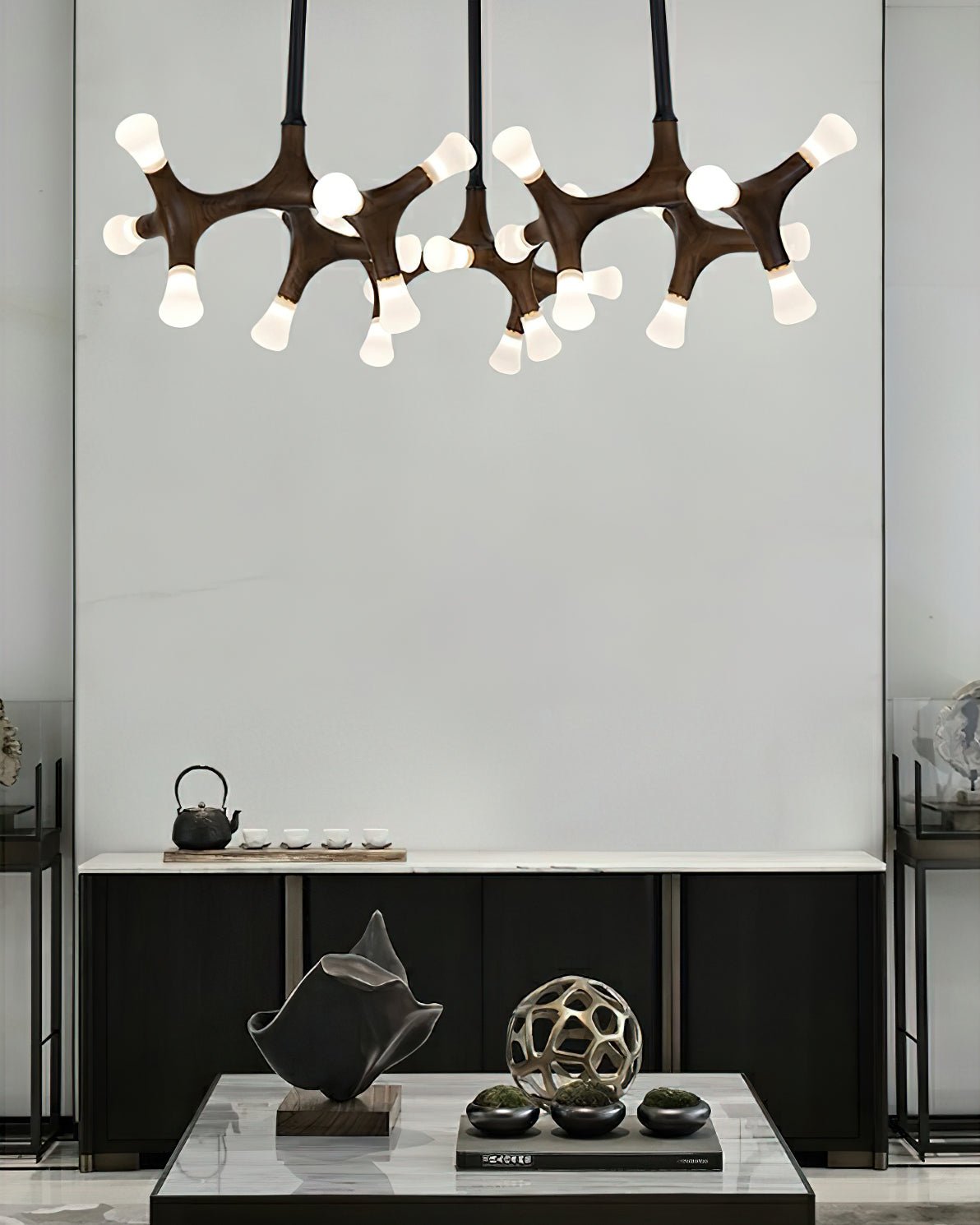 Mynorila Branch-Design Wood Pendant Light-Neutral Decor