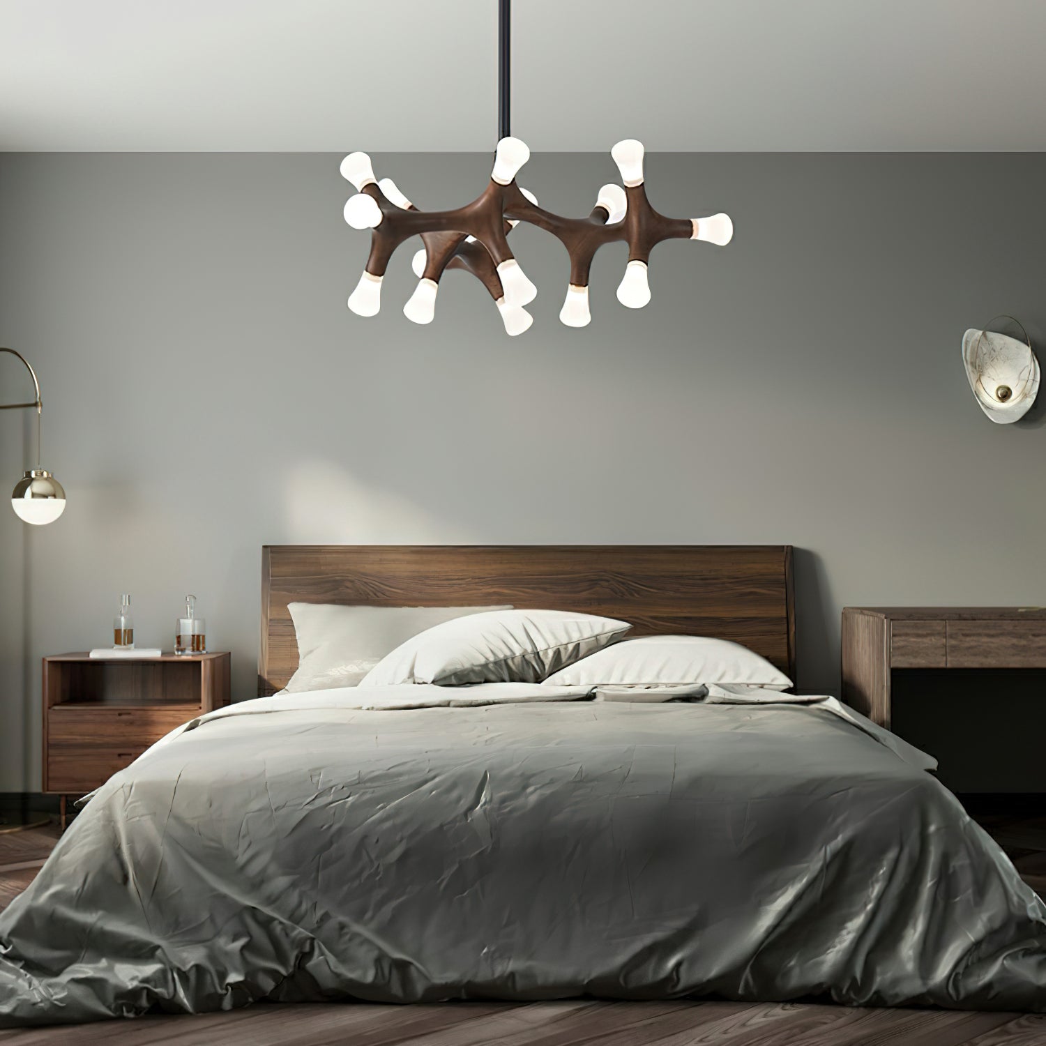 Mynorila Branch-Design Wood Pendant Light-Neutral Decor