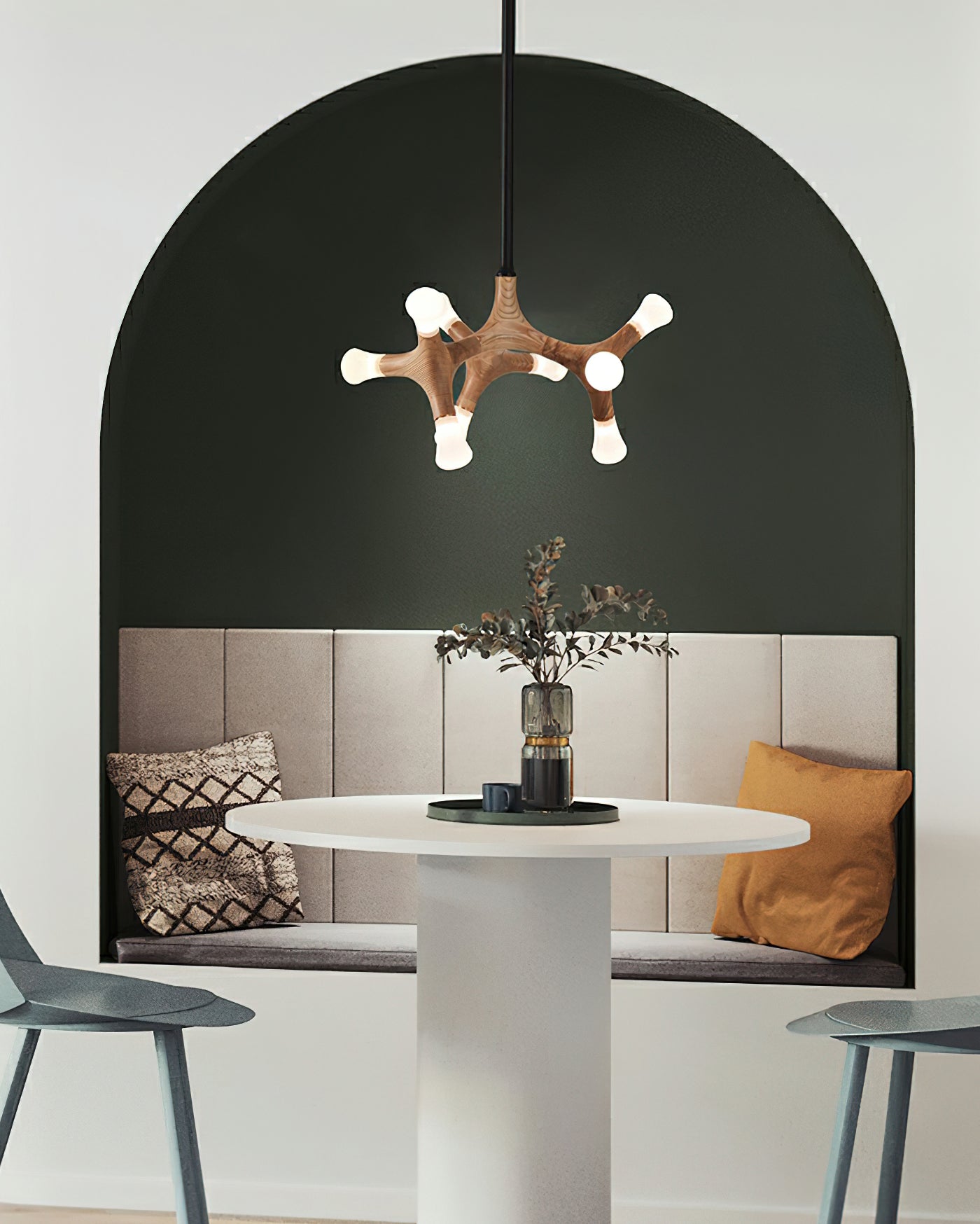 Mynorila Branch-Design Wood Pendant Light-Neutral Decor