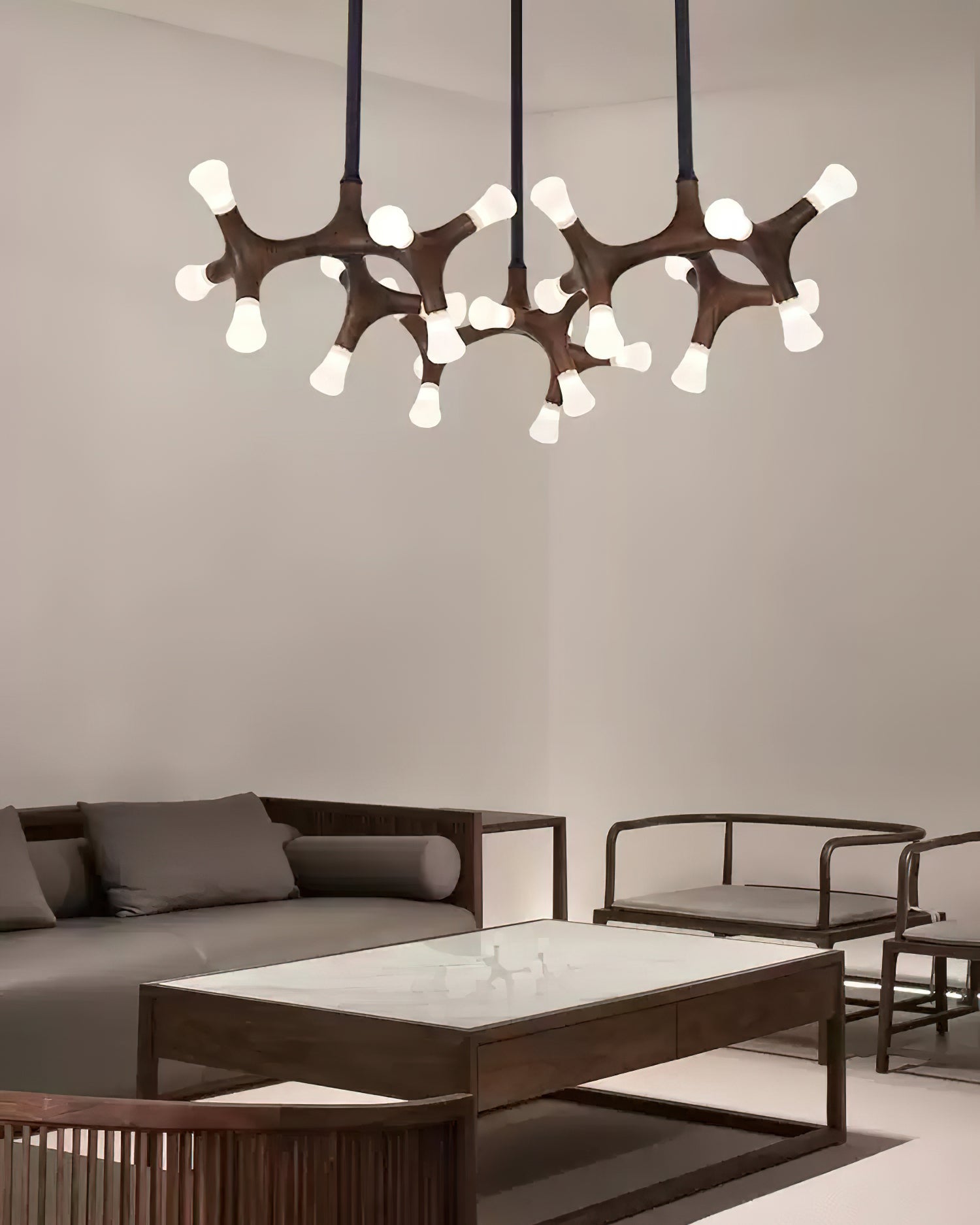 Mynorila Branch-Design Wood Pendant Light-Neutral Decor