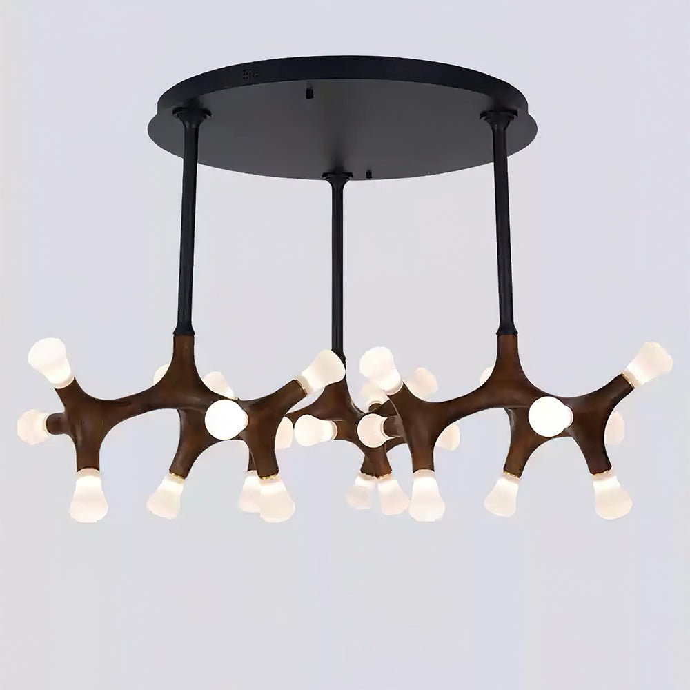 Mynorila Branch-Design Wood Pendant Light-Neutral Decor