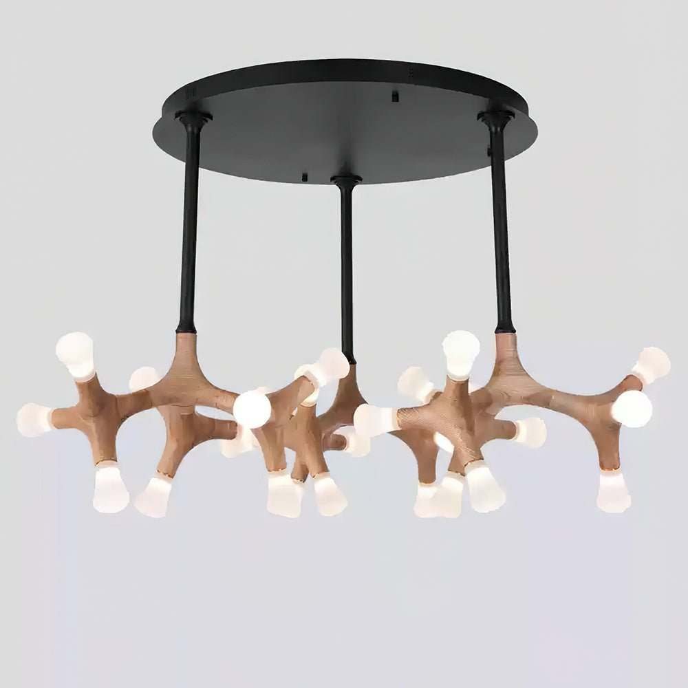 Mynorila Branch-Design Wood Pendant Light-Neutral Decor