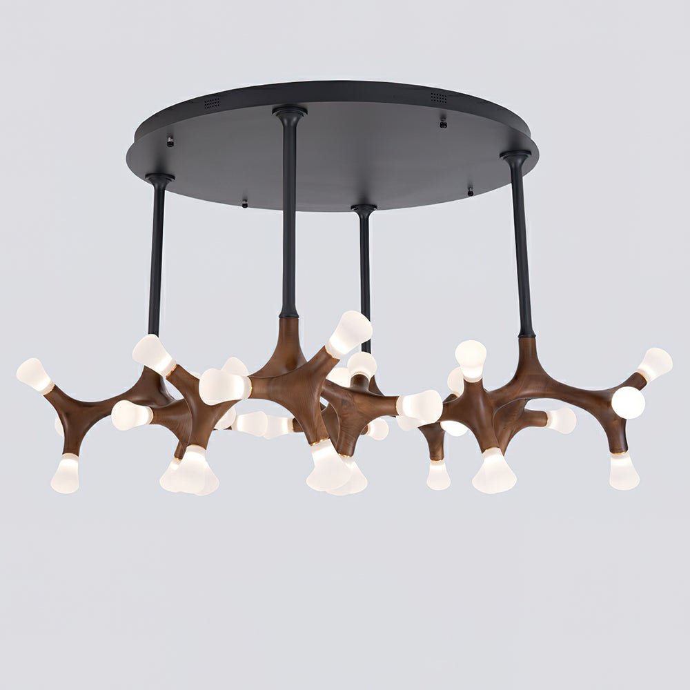 Mynorila Branch-Design Wood Pendant Light-Neutral Decor