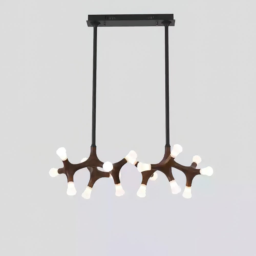 Mynorila Branch-Design Wood Pendant Light-Neutral Decor