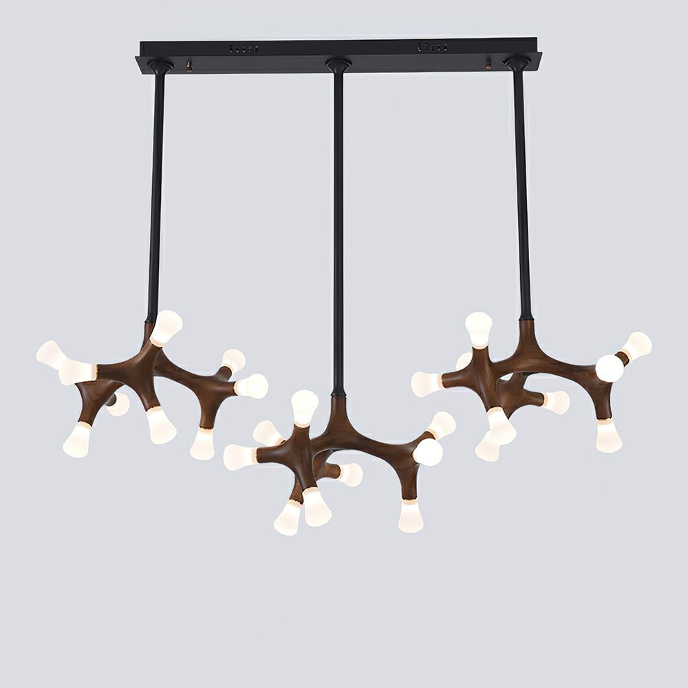 Mynorila Branch-Design Wood Pendant Light-Neutral Decor