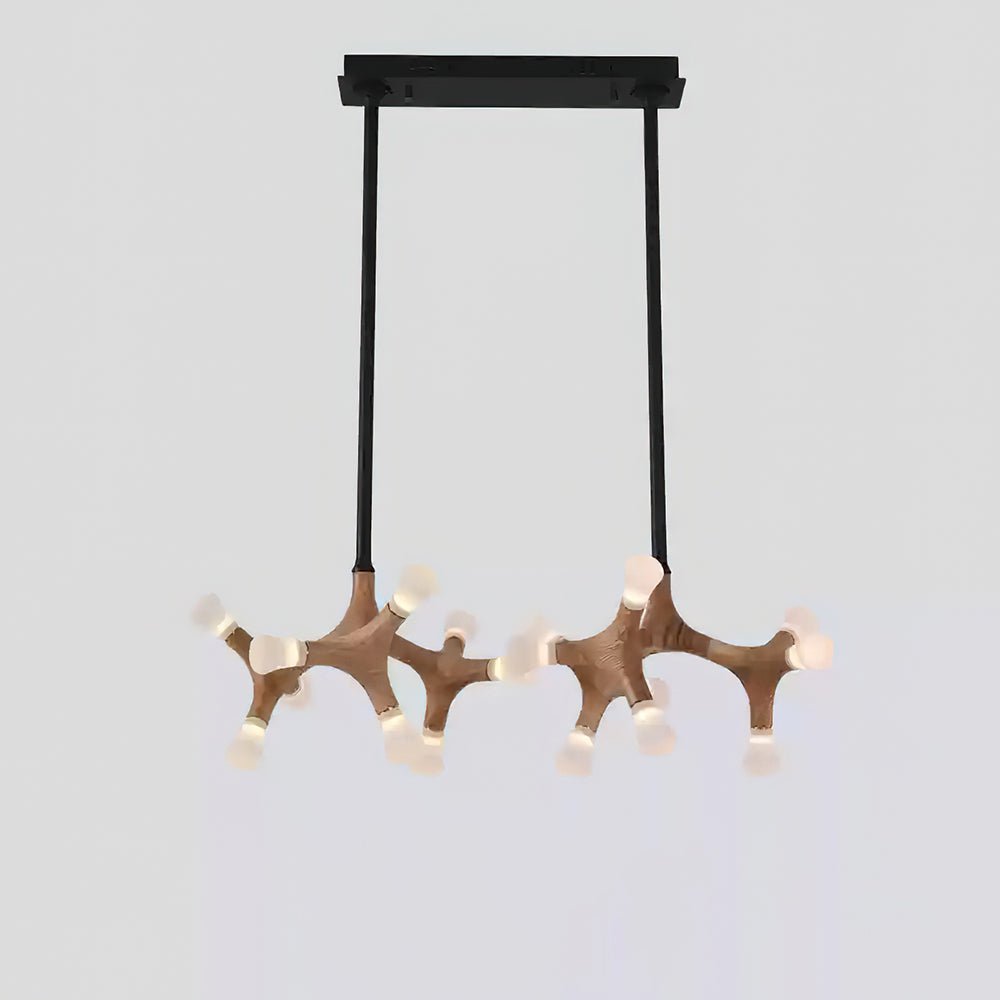 Mynorila Branch-Design Wood Pendant Light-Neutral Decor