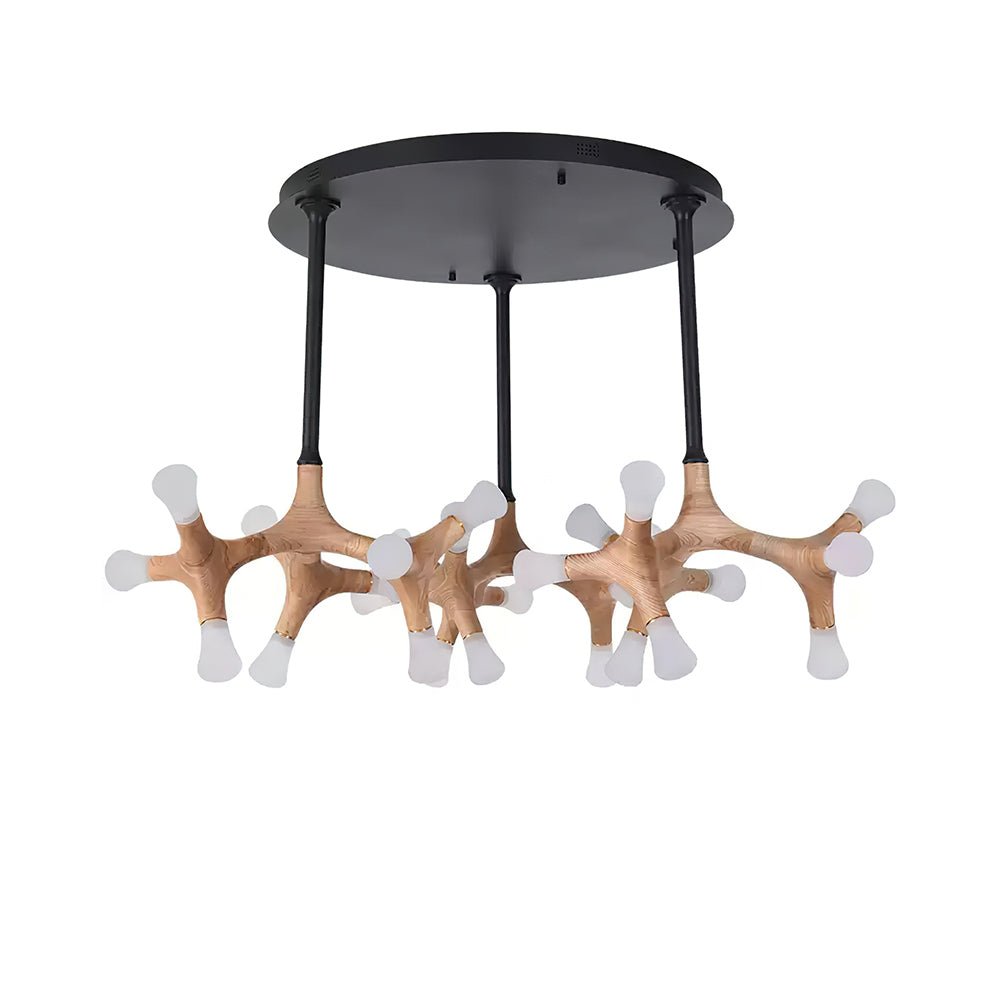 Mynorila Branch-Design Wood Pendant Light-Neutral Decor