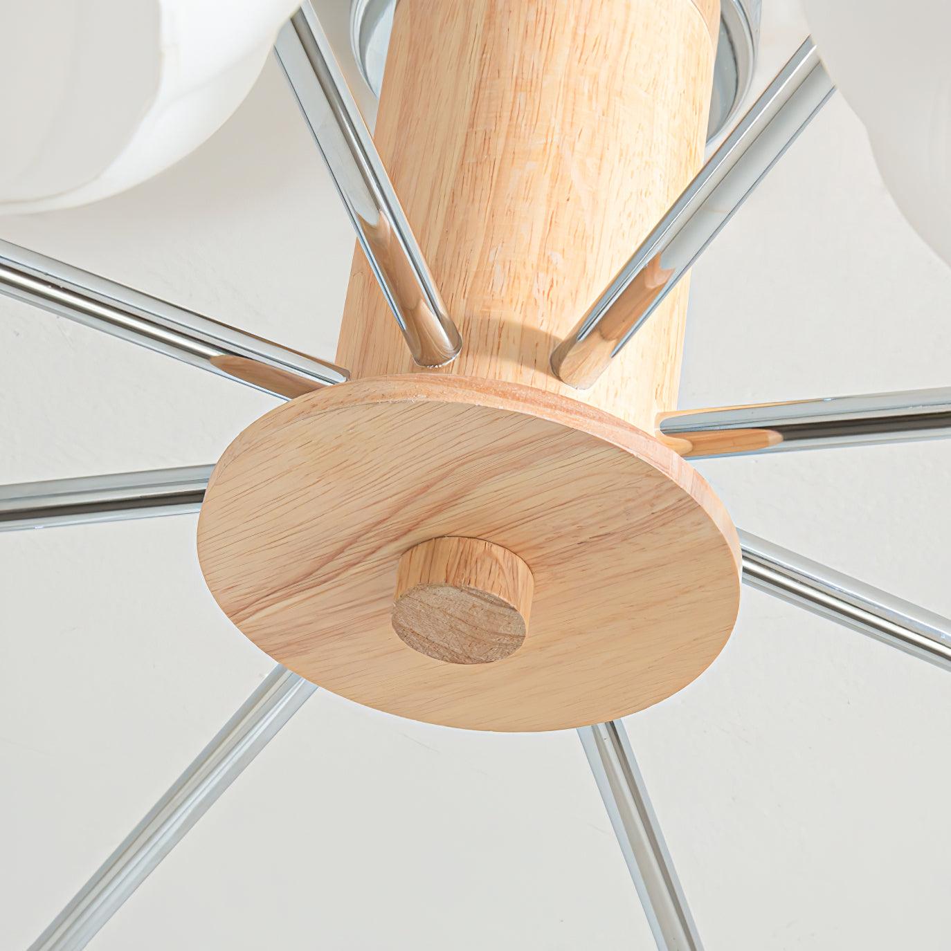 Ezoror Nordic Art Flower Buds Glass Ceiling Lamp-Neutral Decor