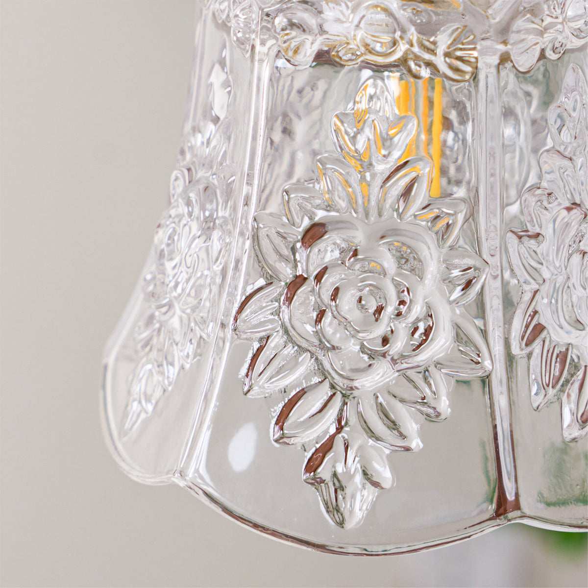 Flower Glass Pendant Lamp