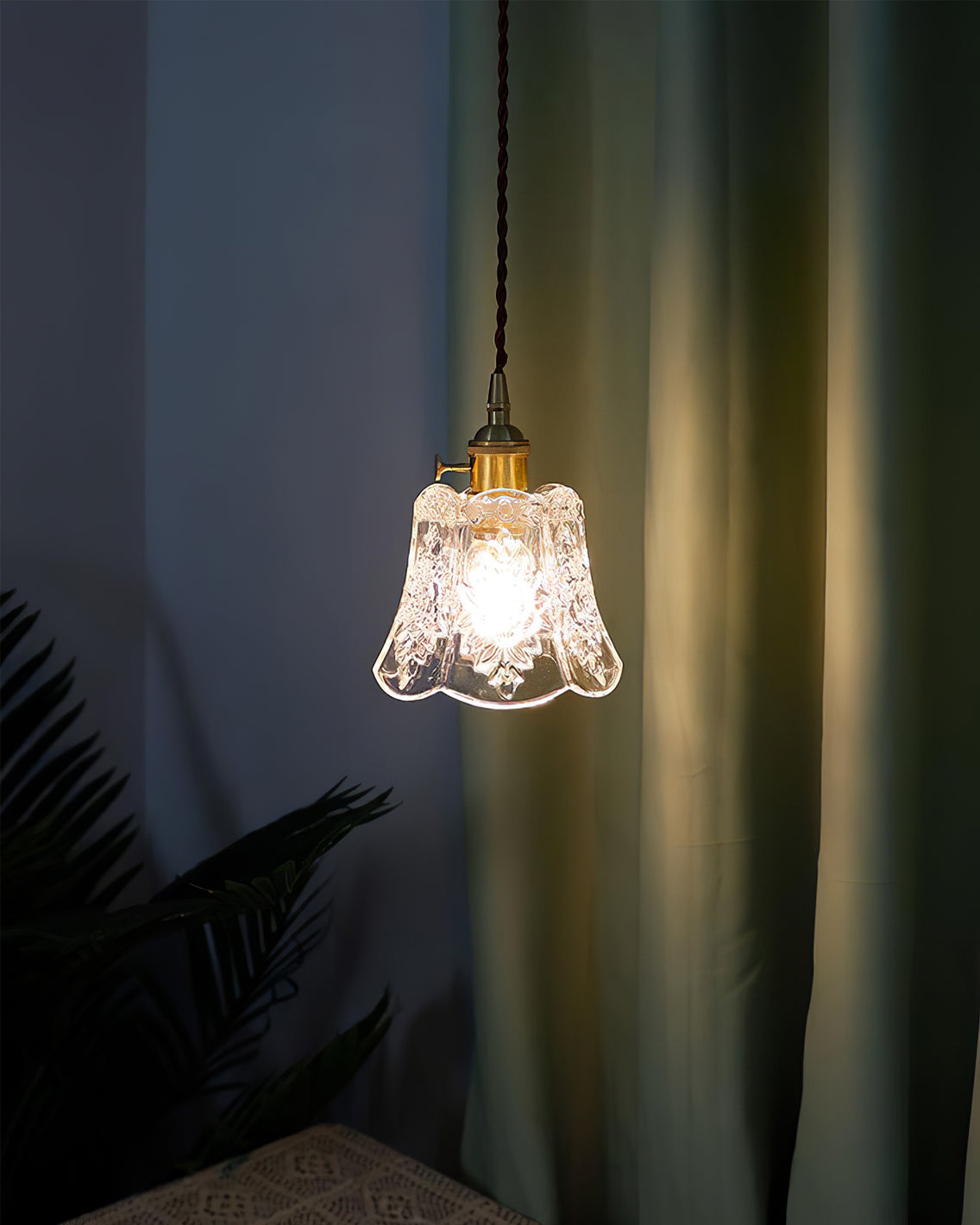 Flower Glass Pendant Lamp