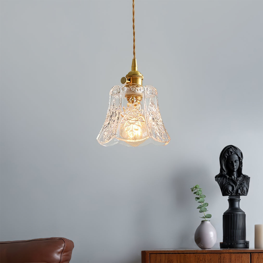 Flower Glass Pendant Lamp