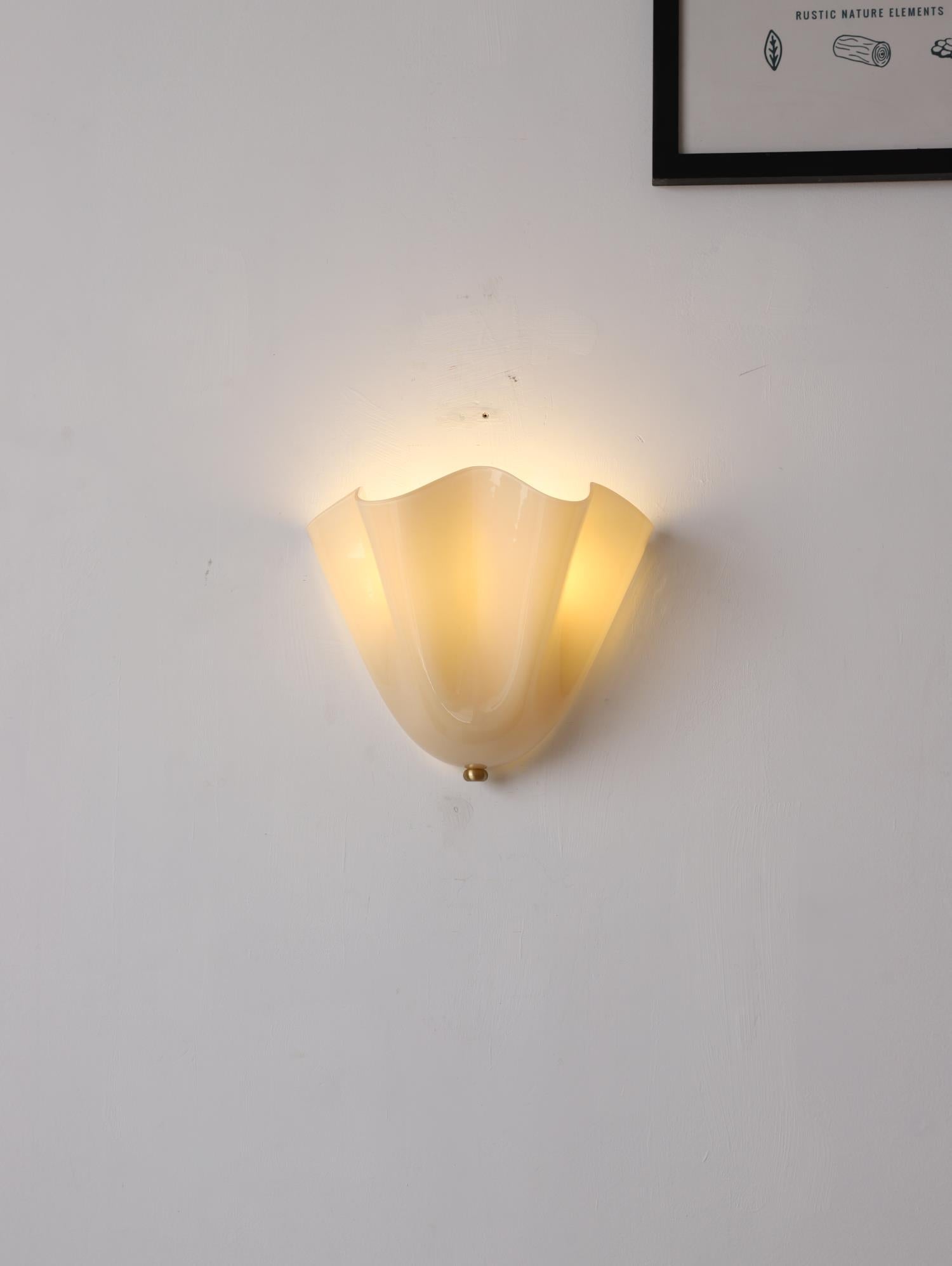 Ulcarisra Glass Wall Lamp-Neutral Decor