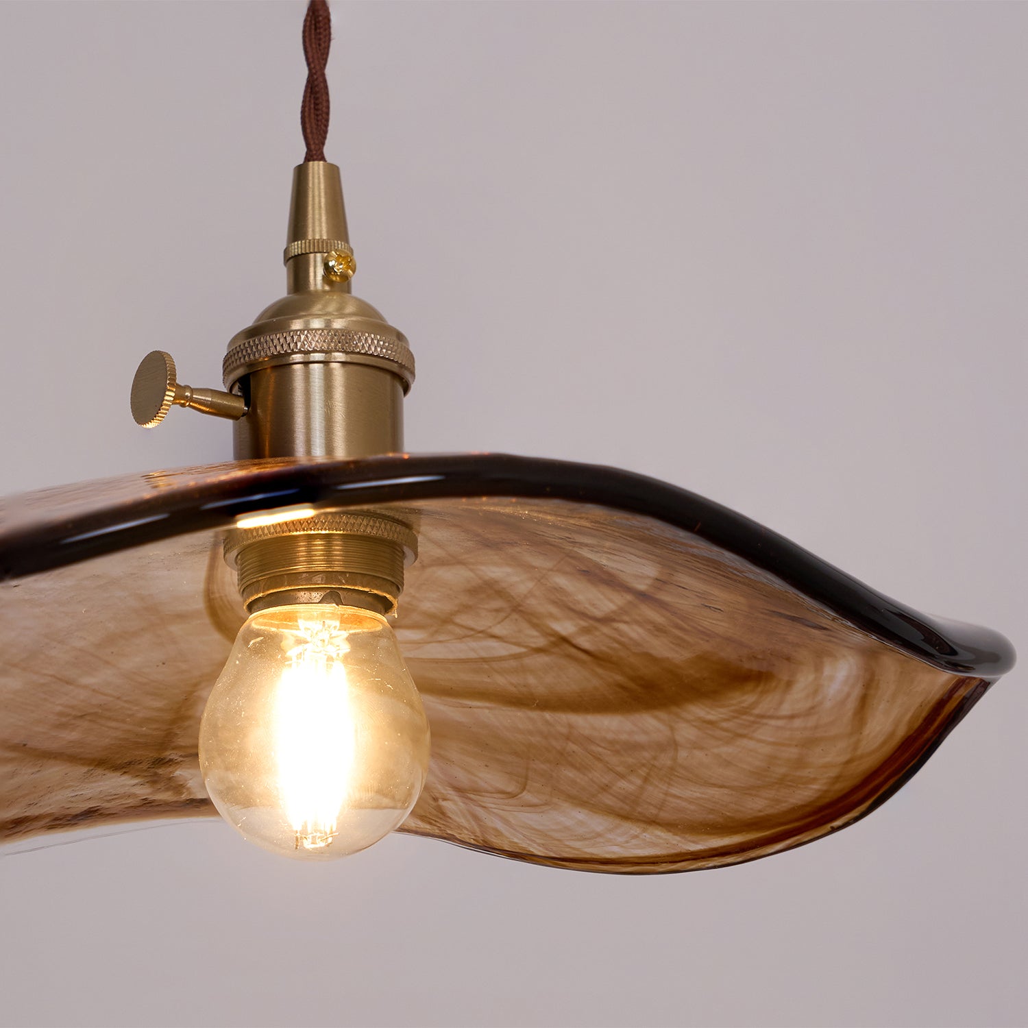 Dirixy Glass Light Luxury Pendant Light-Neutral Decor
