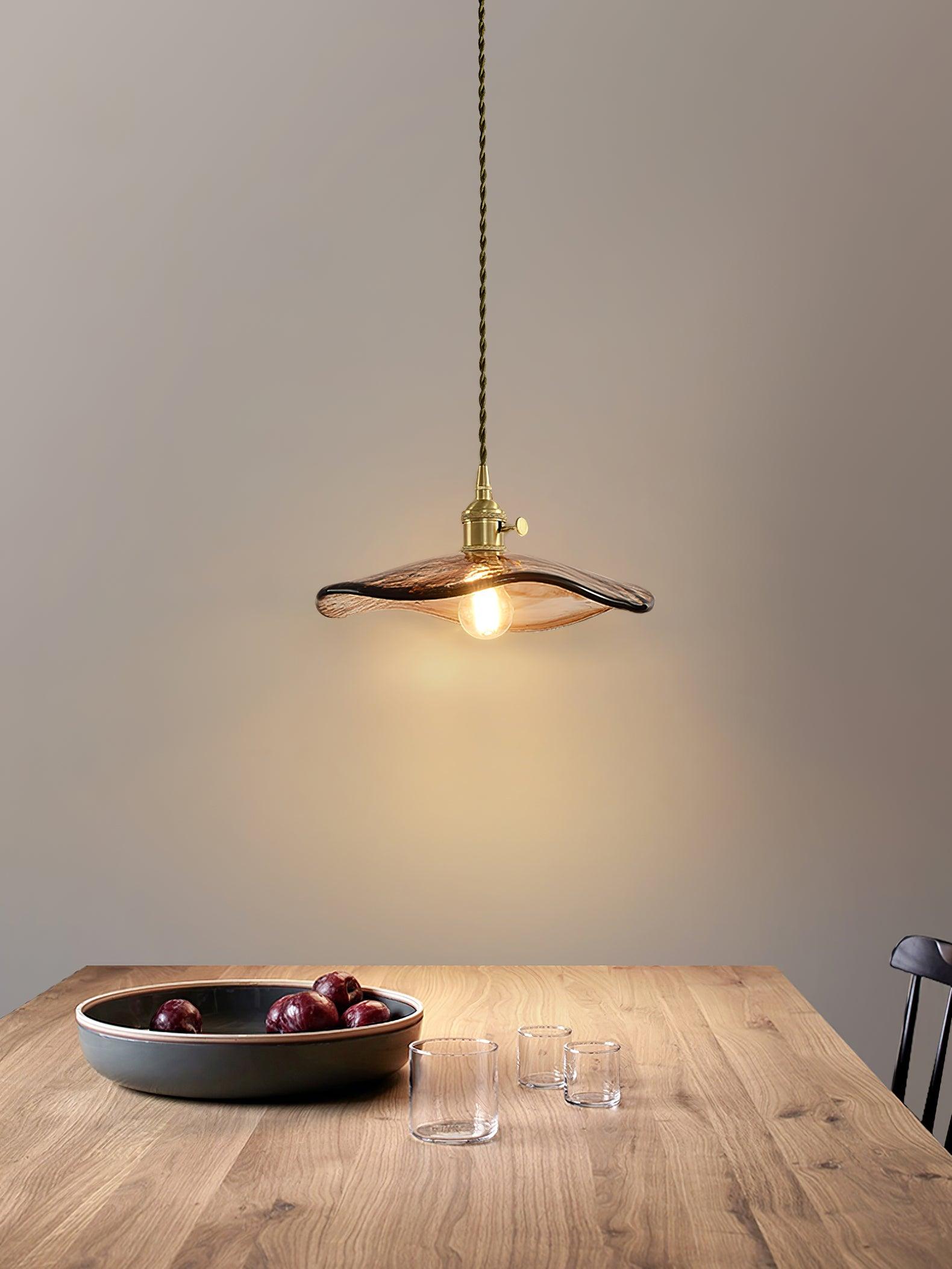 Dirixy Glass Light Luxury Pendant Light-Neutral Decor
