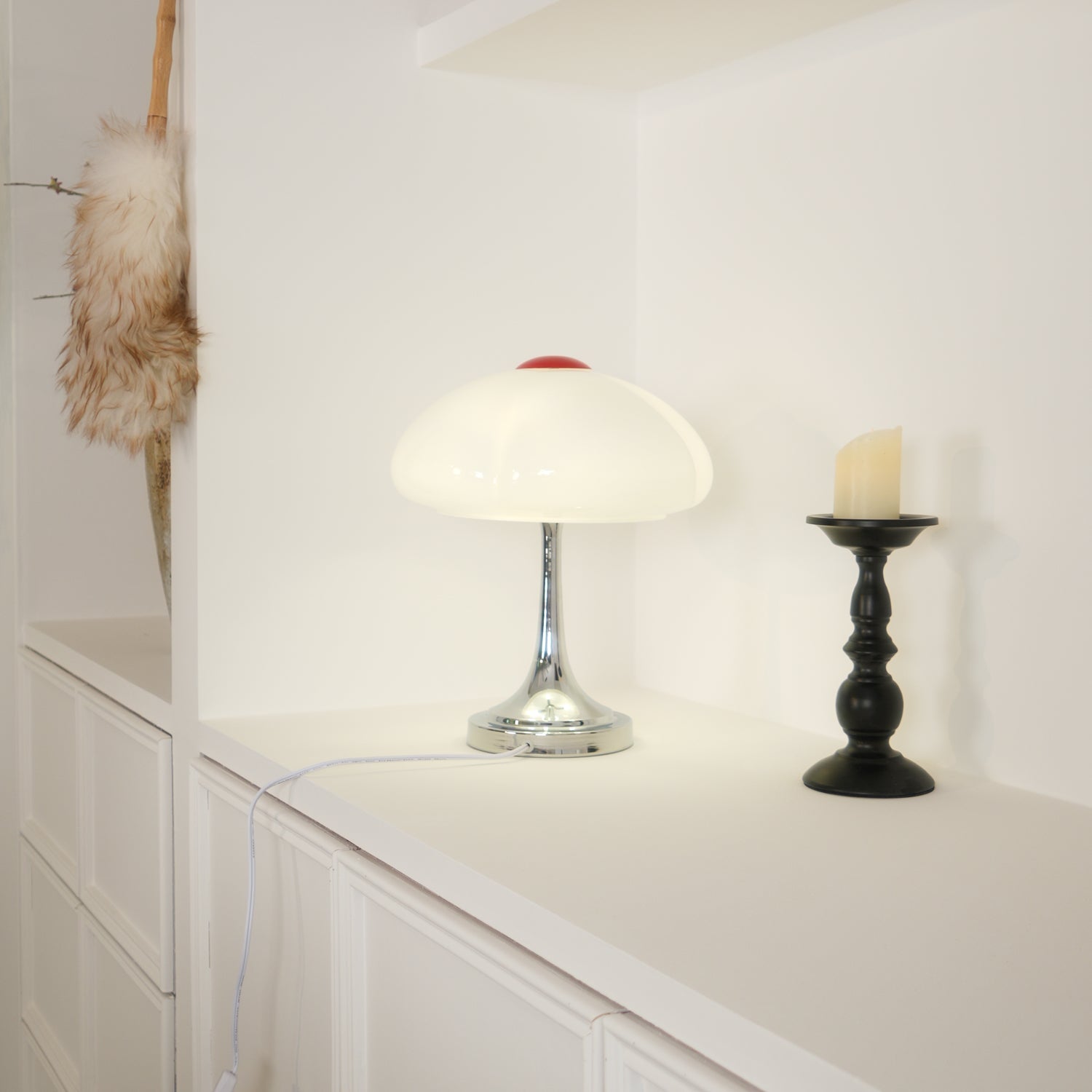 Bin Modern Table Lamp-Neutral Decor