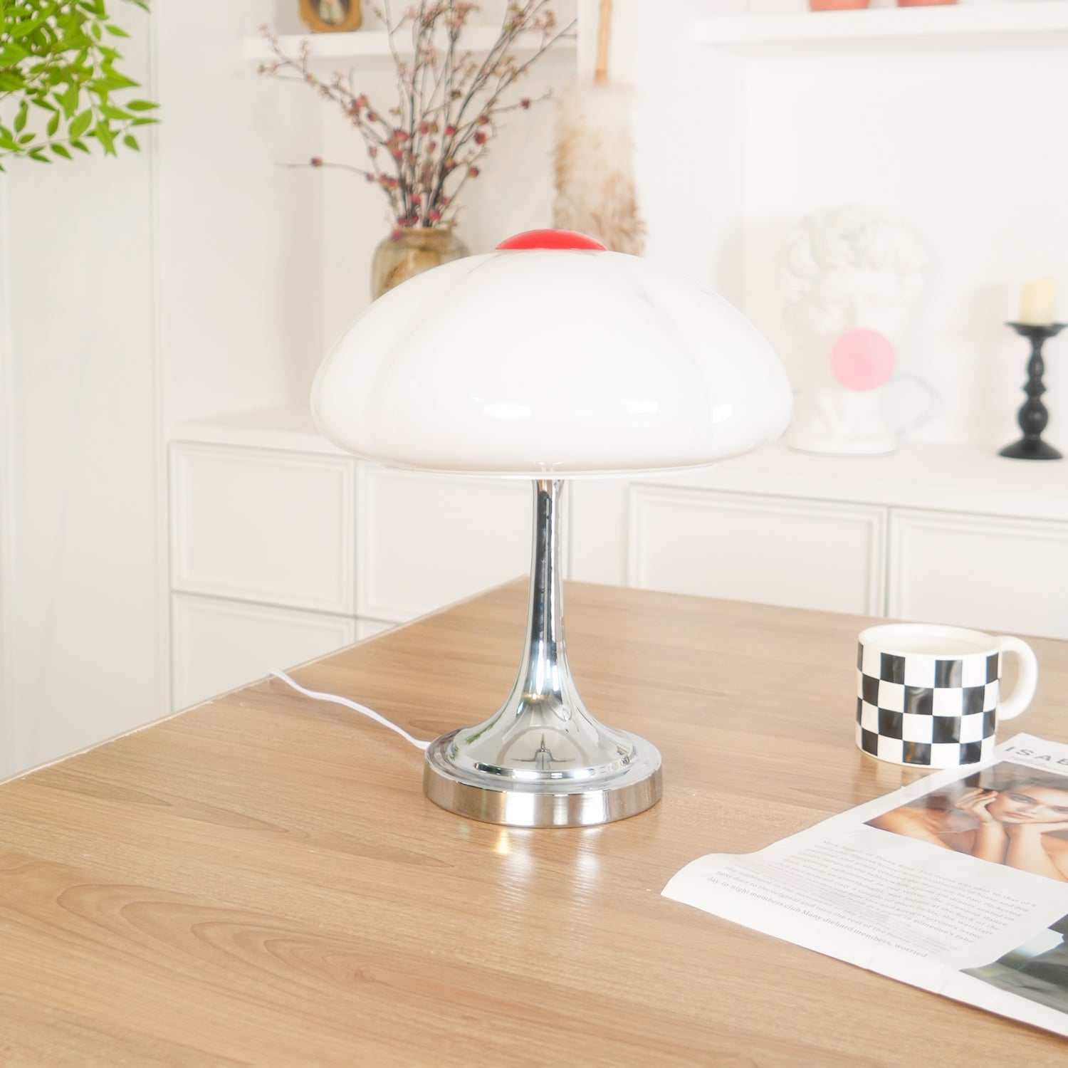 Bin Modern Table Lamp-Neutral Decor