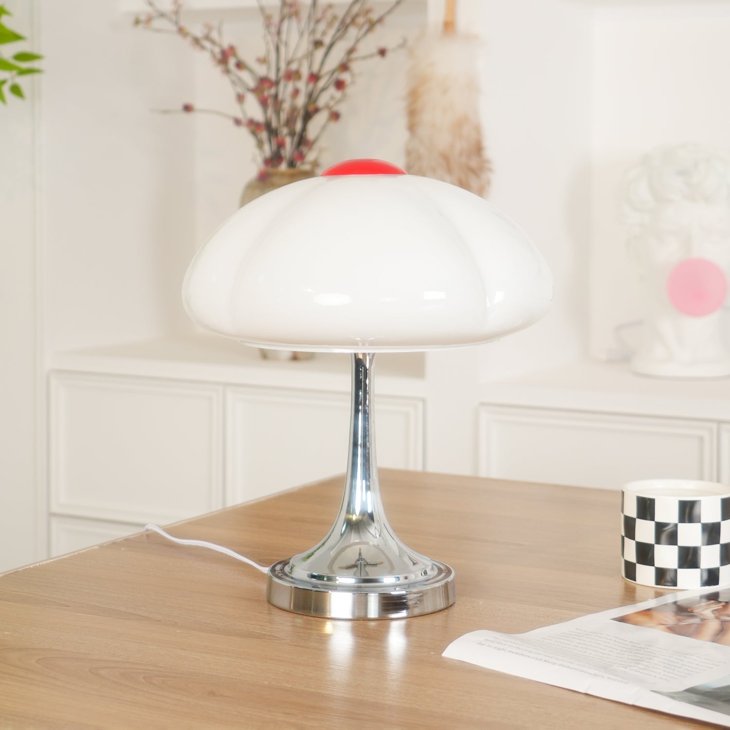 Bin Modern Table Lamp-Neutral Decor