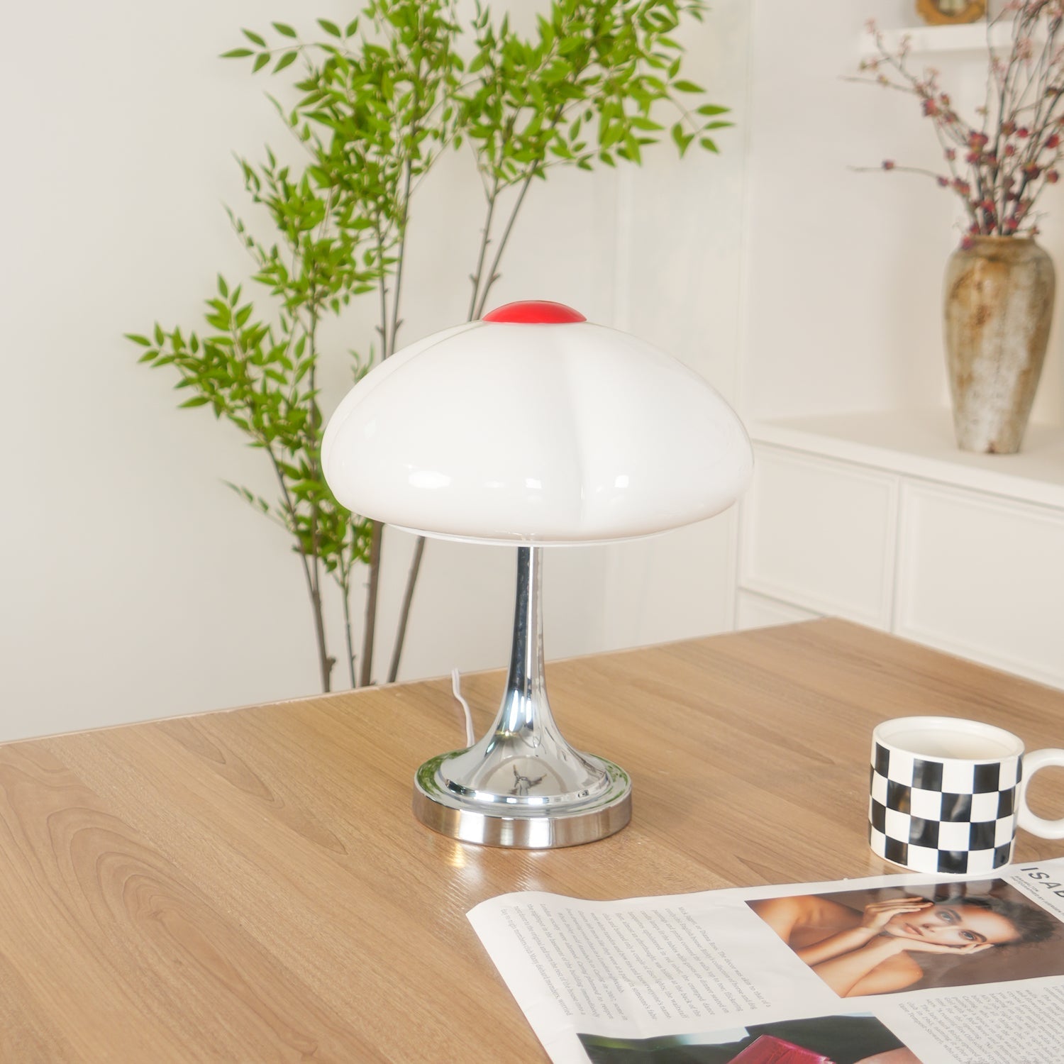 Bin Modern Table Lamp-Neutral Decor