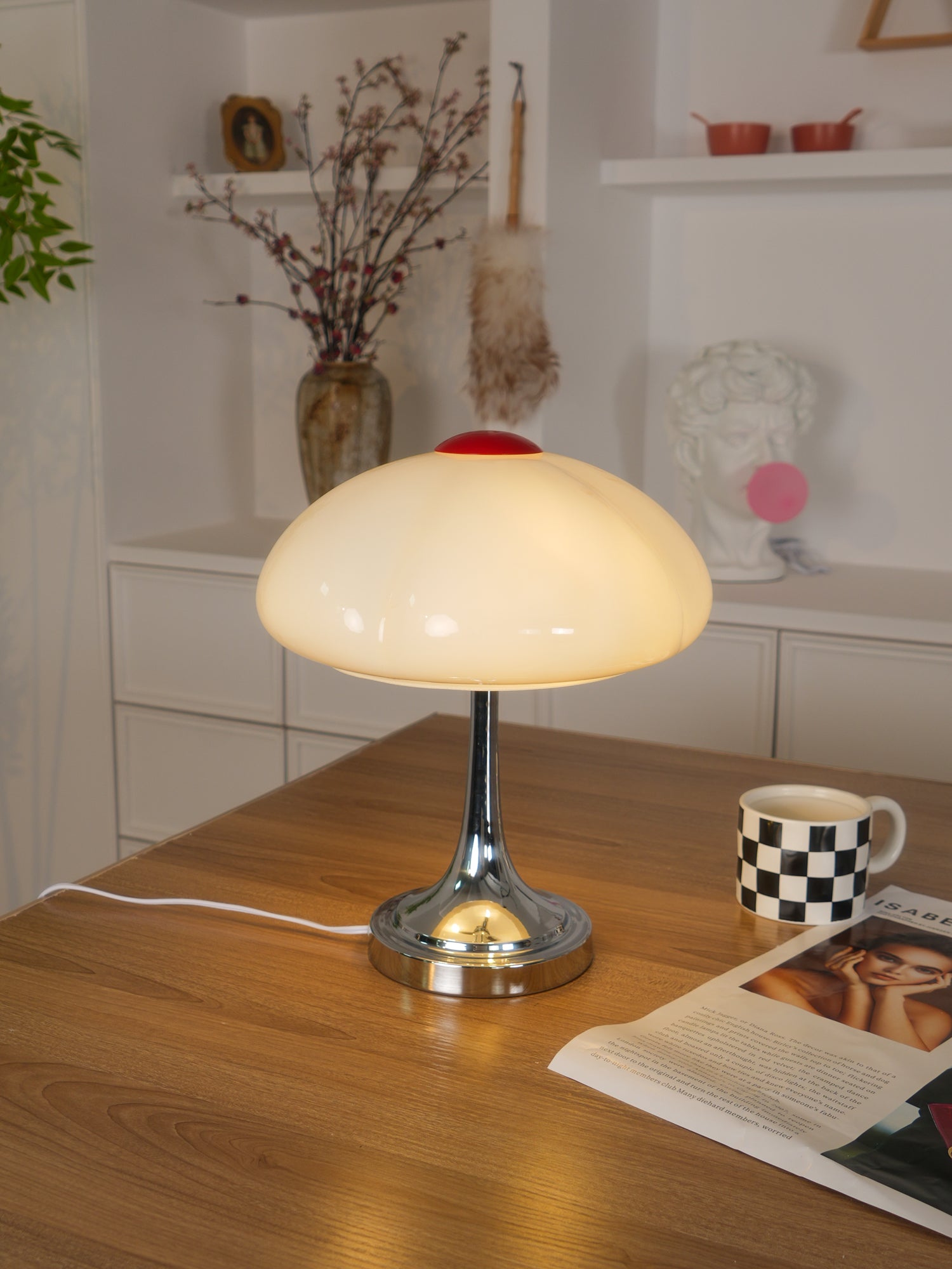 Bin Modern Table Lamp-Neutral Decor