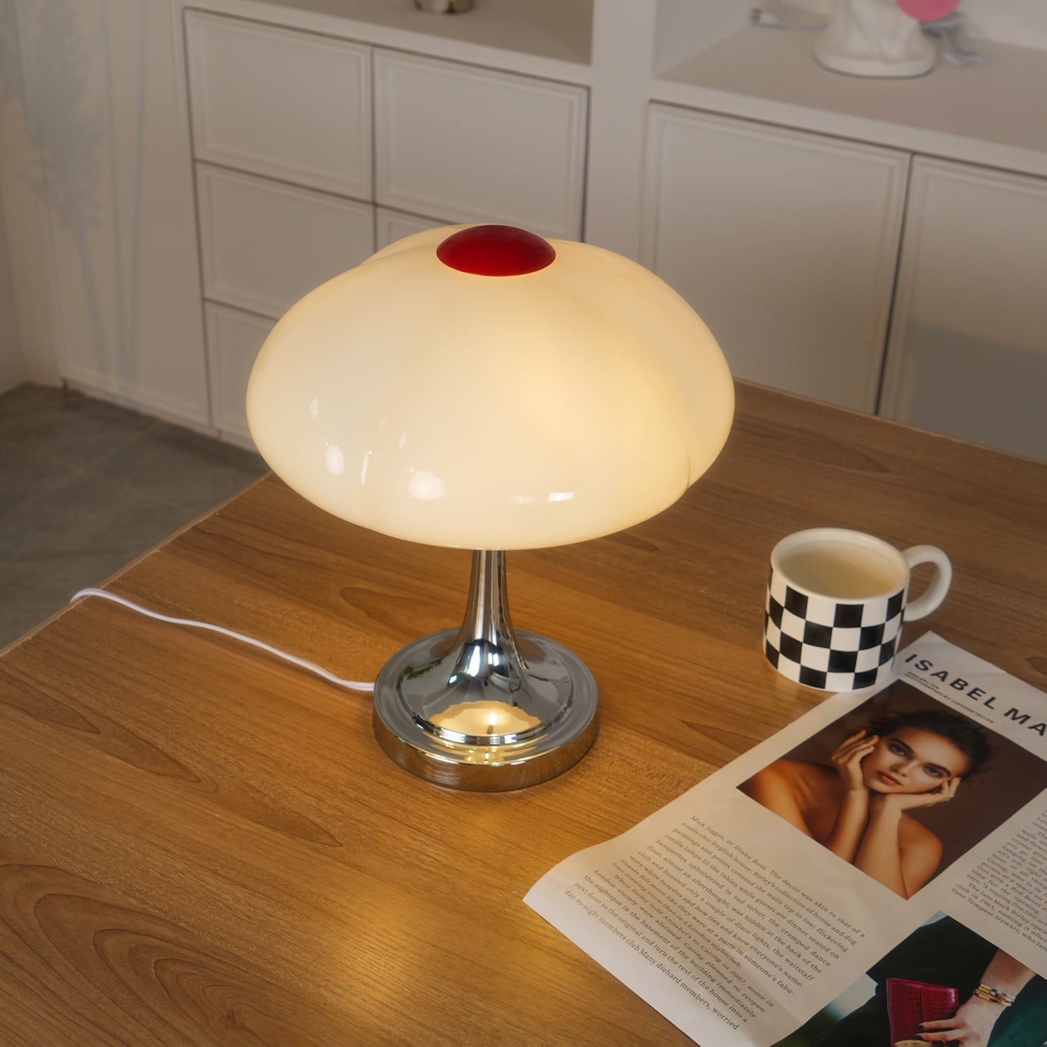 Bin Modern Table Lamp-Neutral Decor