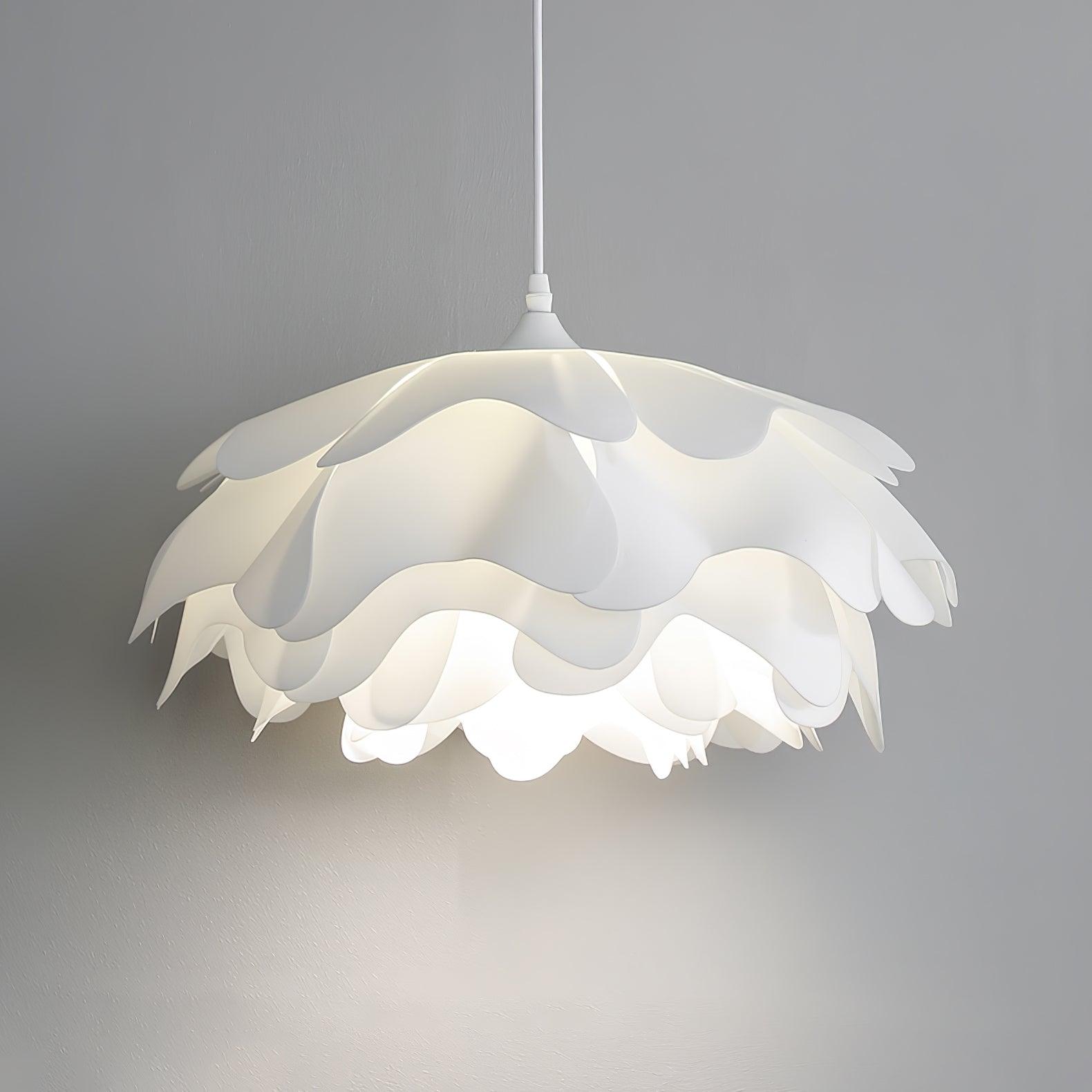 Niv Floral Pendant Lamp-Neutral Decor