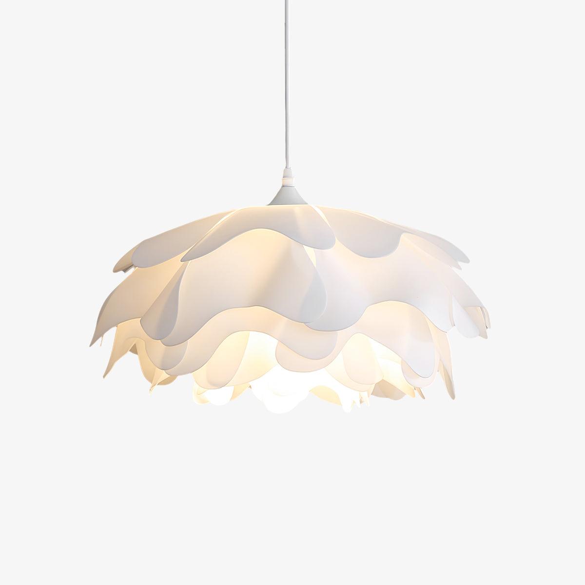 Niv Floral Pendant Lamp-Neutral Decor