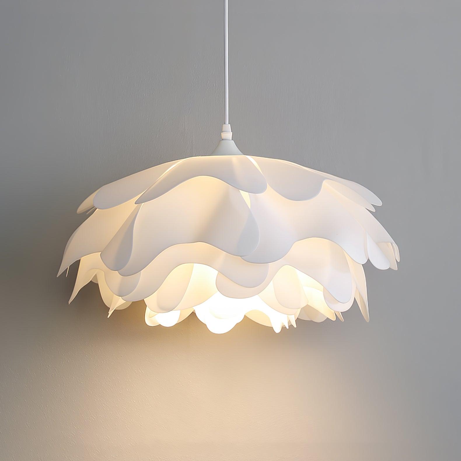 Niv Floral Pendant Lamp-Neutral Decor