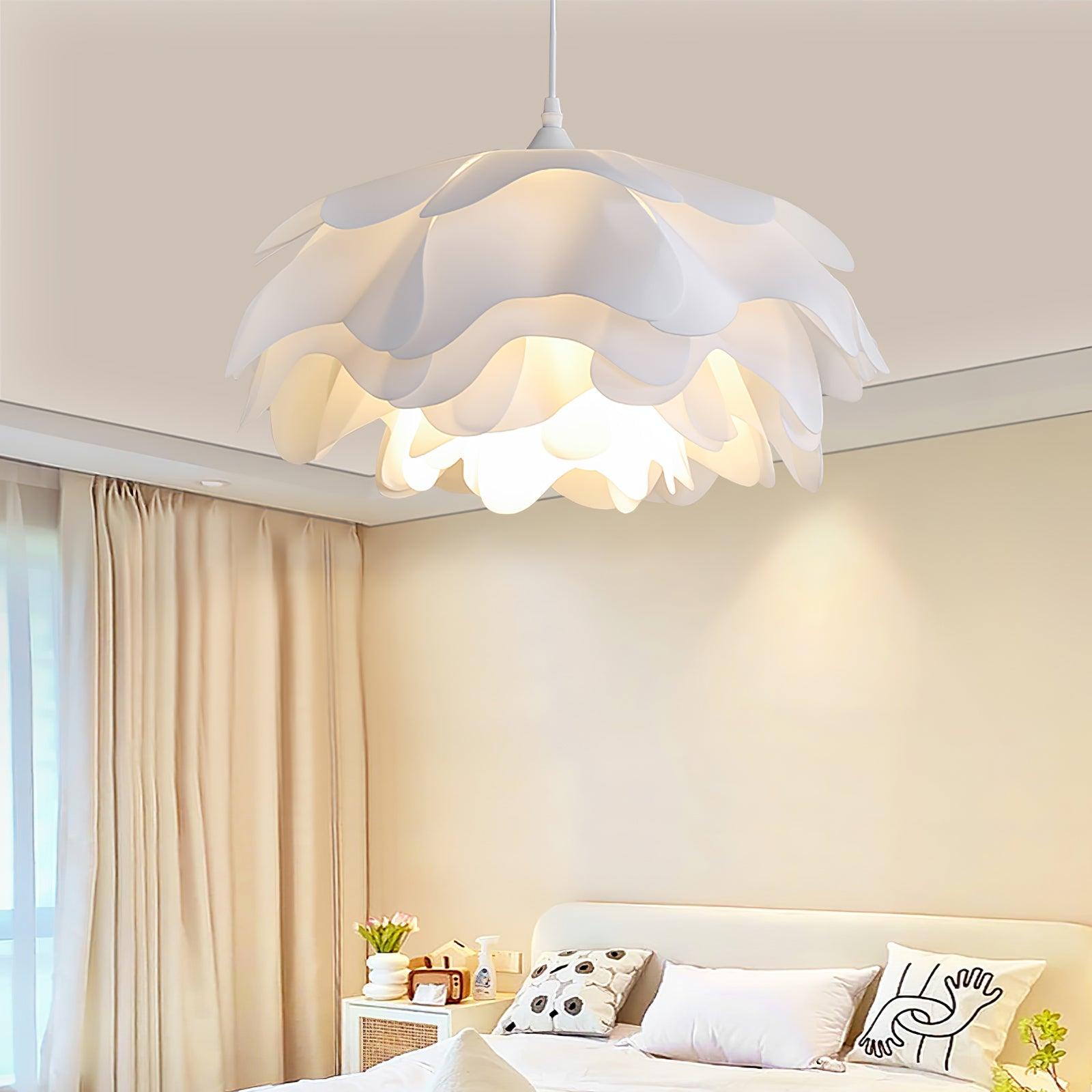 Niv Floral Pendant Lamp-Neutral Decor