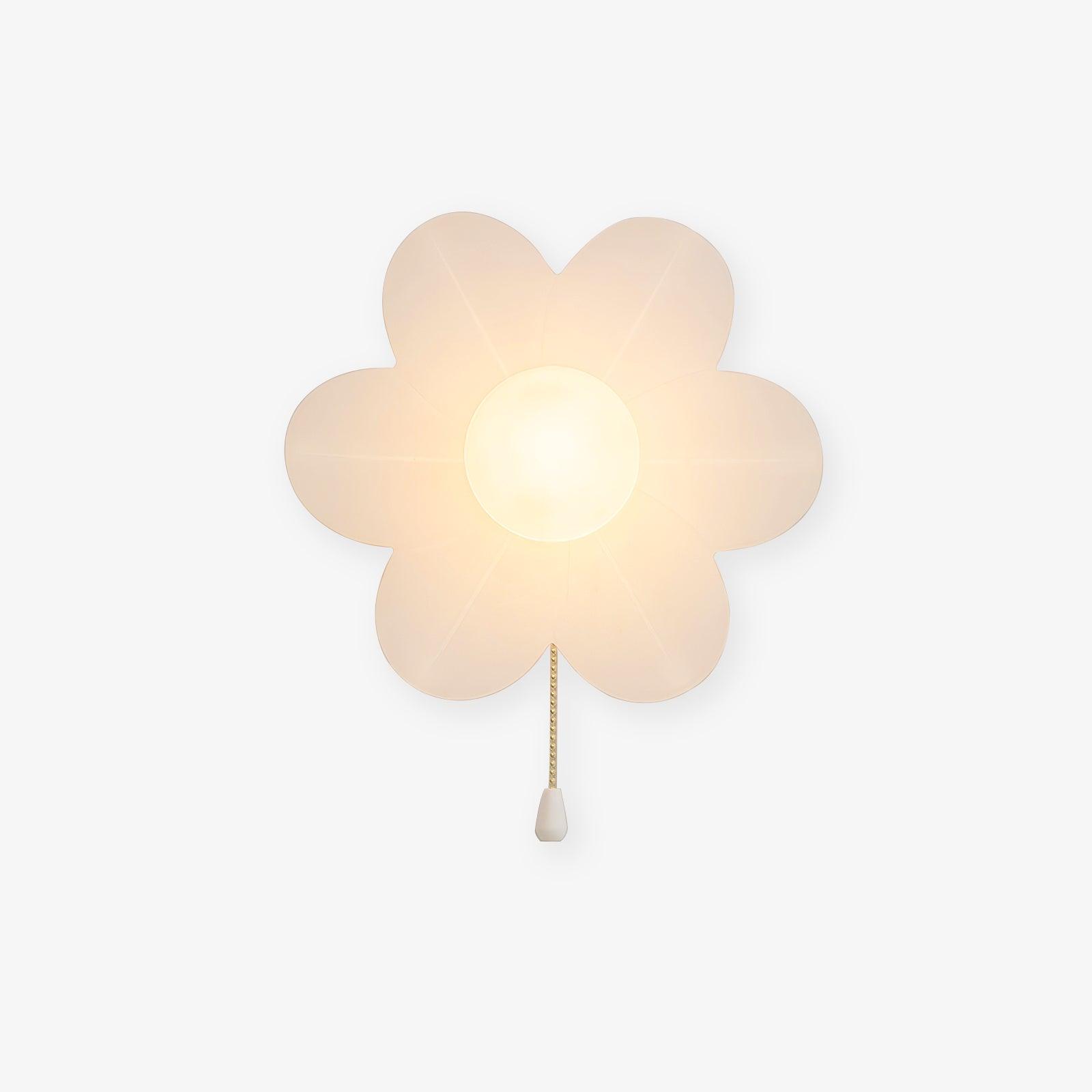 Bov Nordic Art Flowers Resin Wall Lamp-Neutral Decor