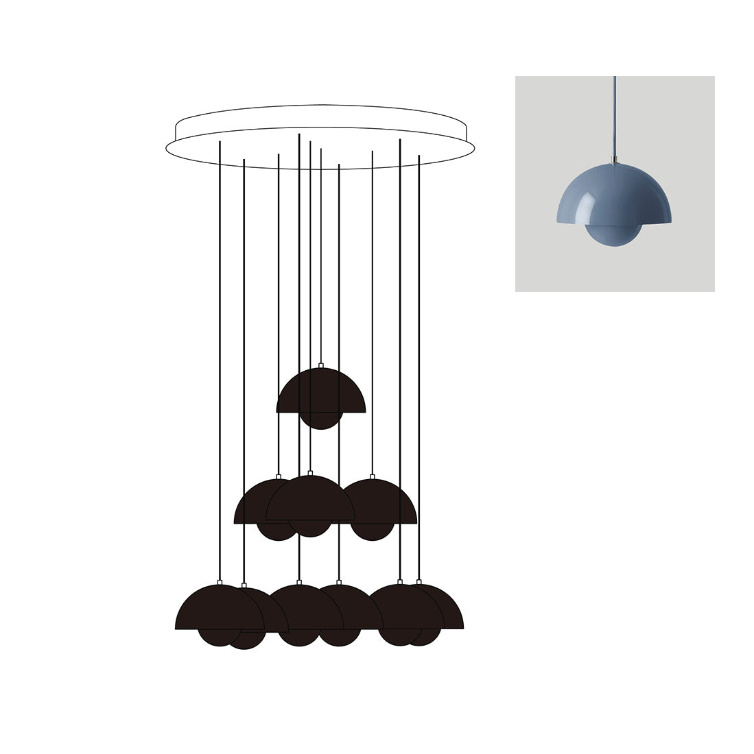 Indigle Chandelier