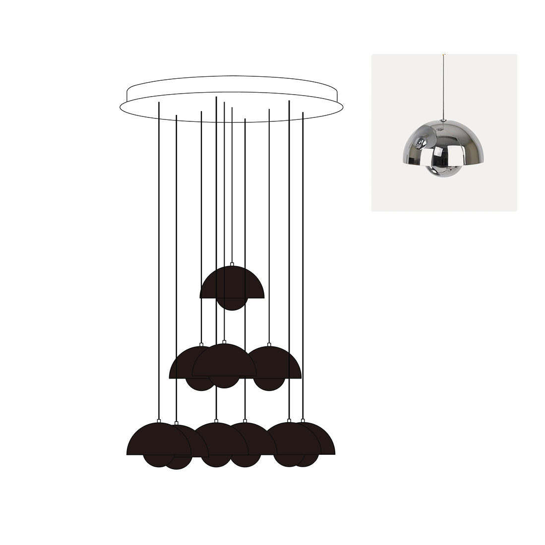 Indigle Chandelier
