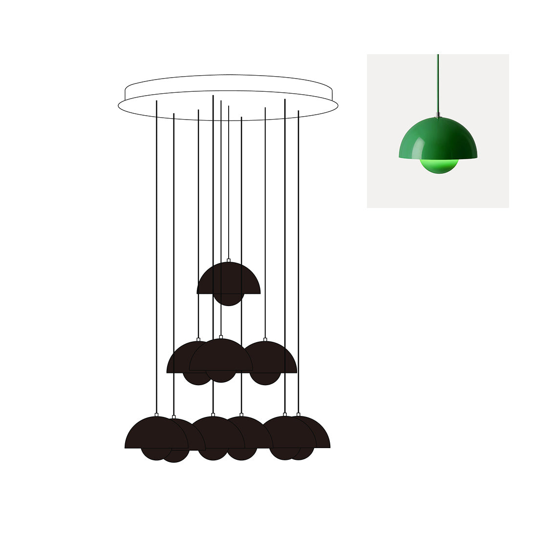 Indigle Chandelier
