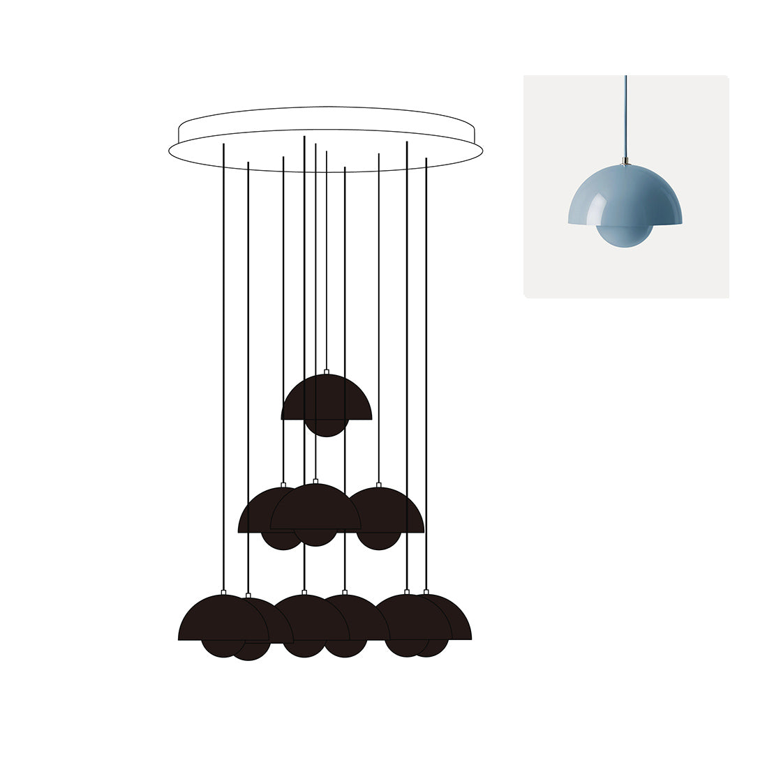 Indigle Chandelier