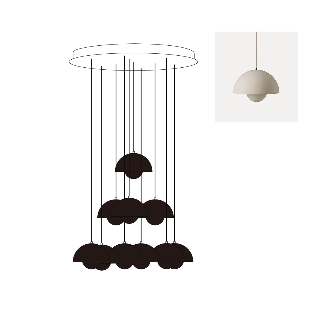 Indigle Chandelier