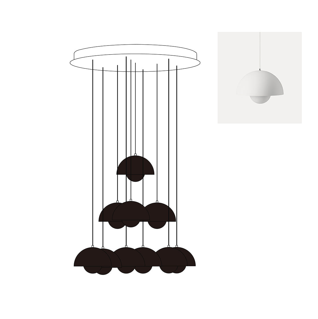Indigle Chandelier