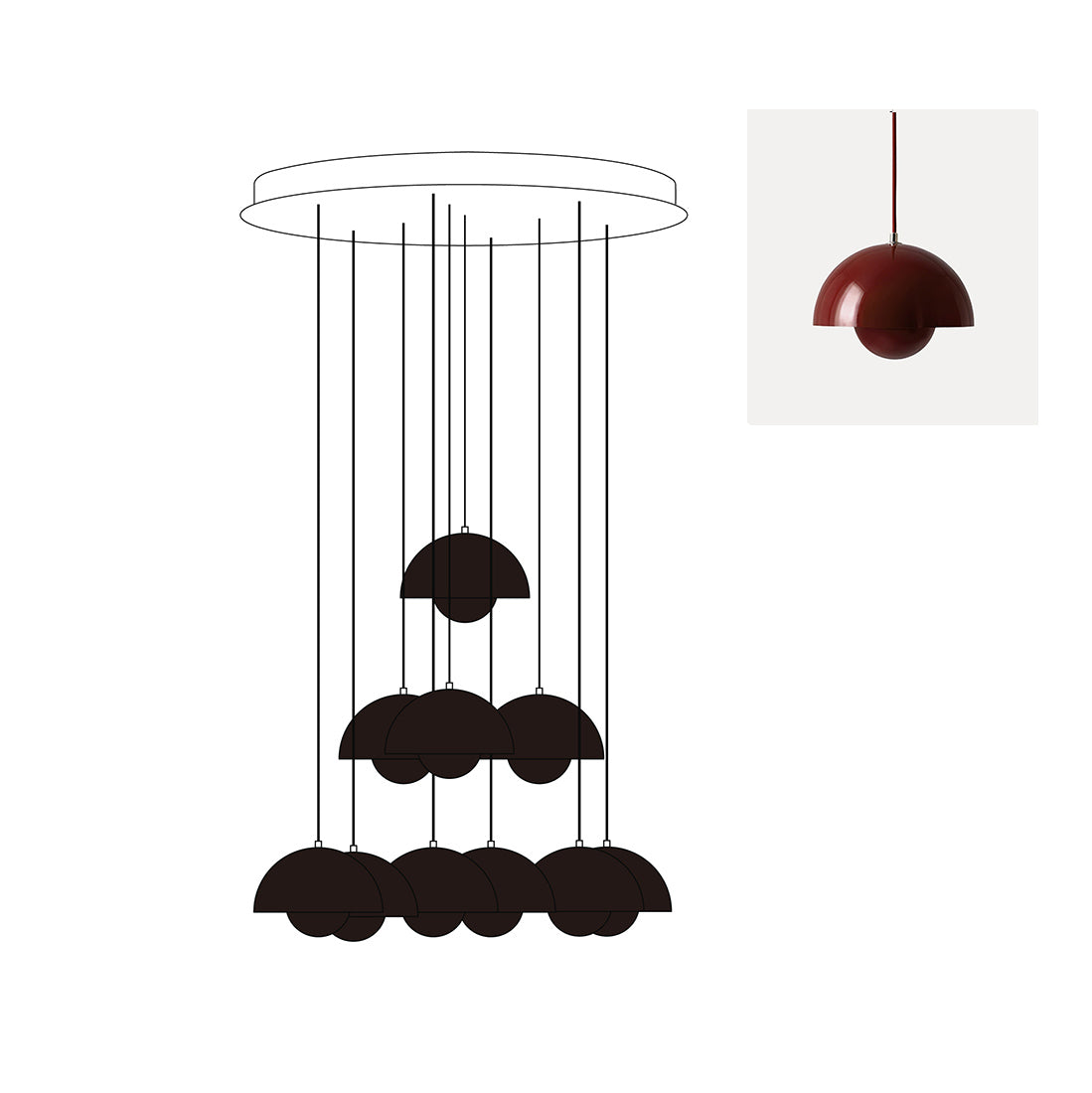 Indigle Chandelier
