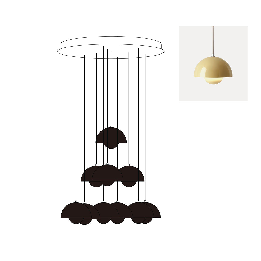 Indigle Chandelier