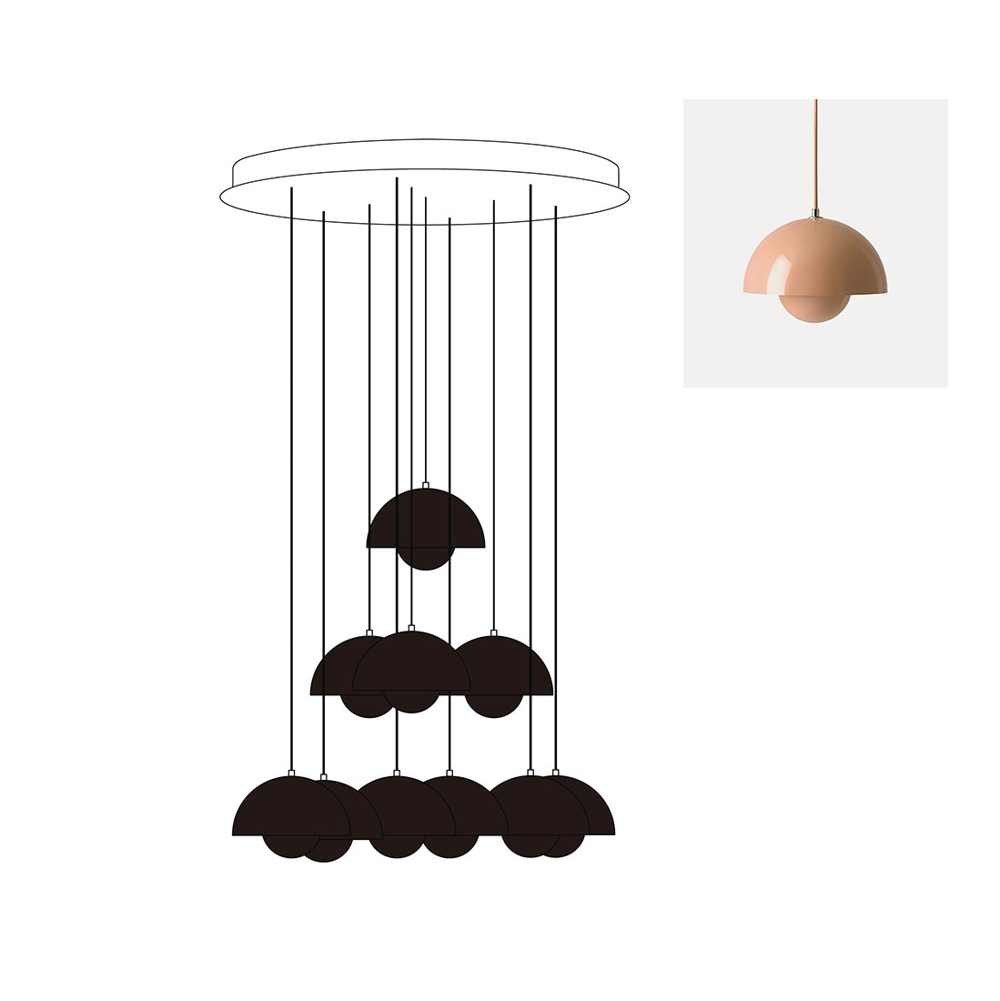 Indigle Chandelier