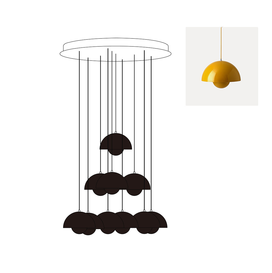 Indigle Chandelier