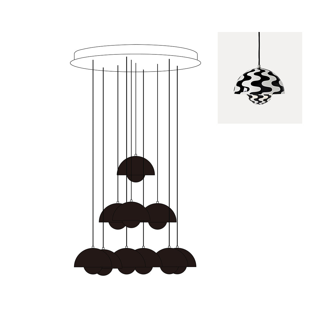 Indigle Chandelier